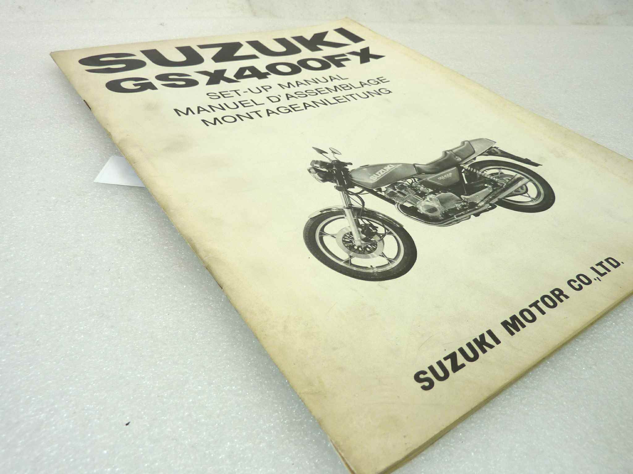 Manuale officina Suzuki GSX400FX Shop Manual ORIGINALE eng fra ger - Motorcycle service Manual WORKSHOP riparazione dim 28 x 21,5 cm - immagine 6
