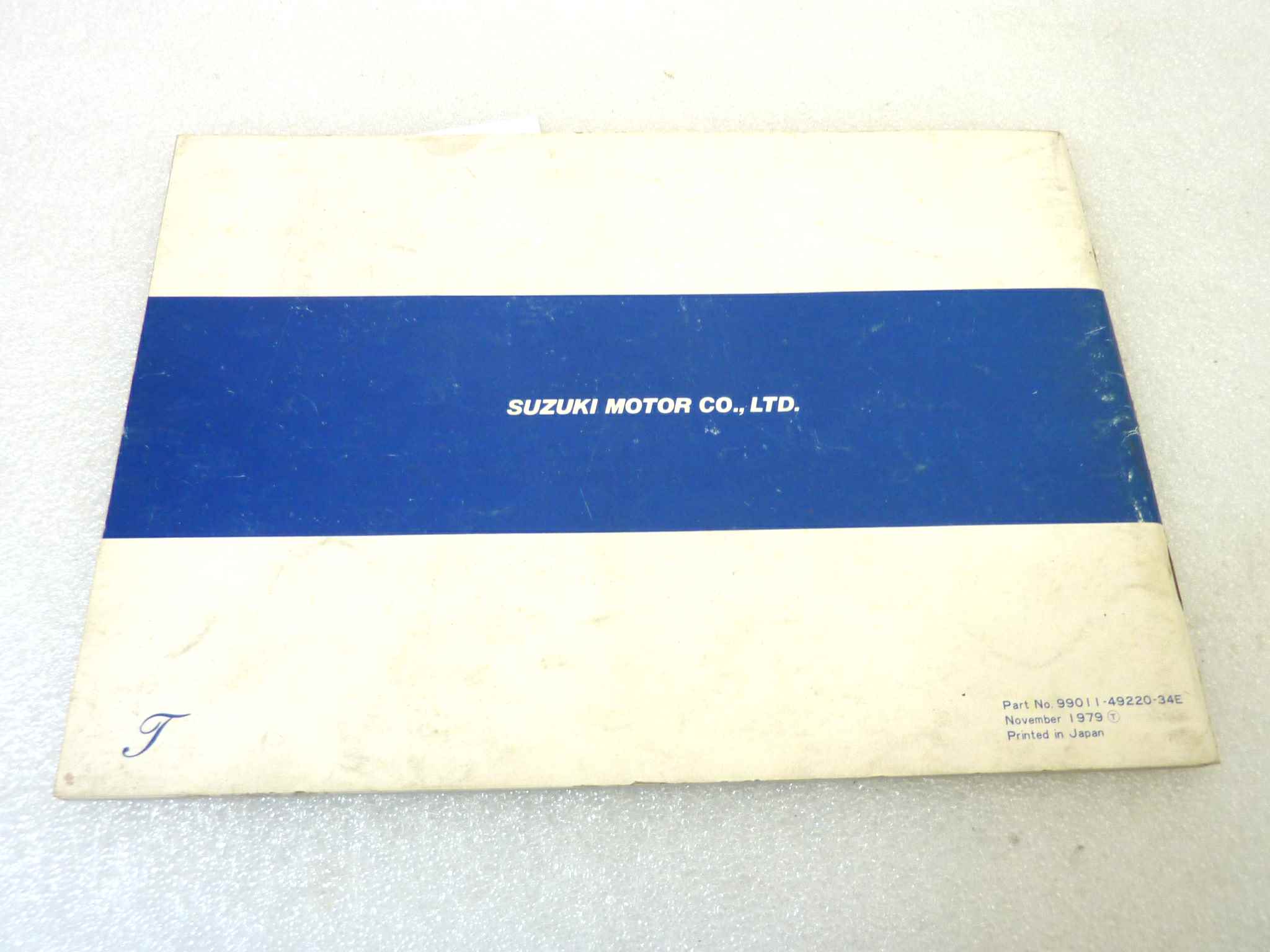 Libretto uso e manutenzione Suzuki GSX1100 manuale utente ORIGINALE ita dim 21 x 15 cm - immagine 2