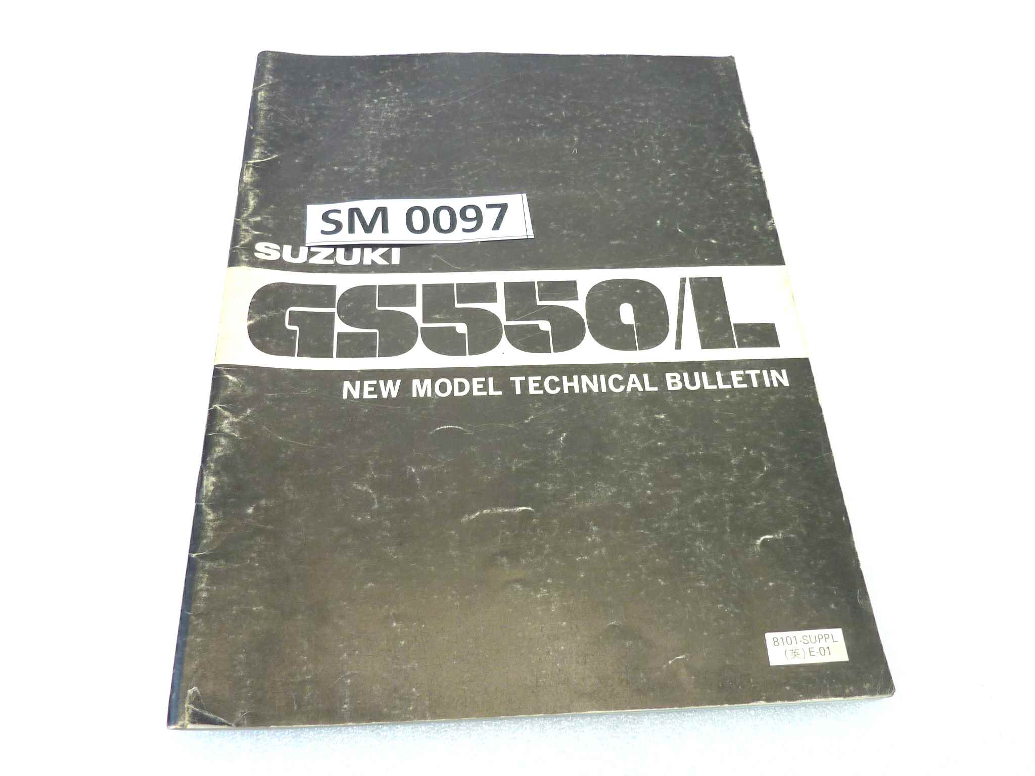 Manuale officina Suzuki GS550L Shop Manual ORIGINALE eng - Motorcycle service Manual WORKSHOP riparazione dim 28 x 21,5 cm