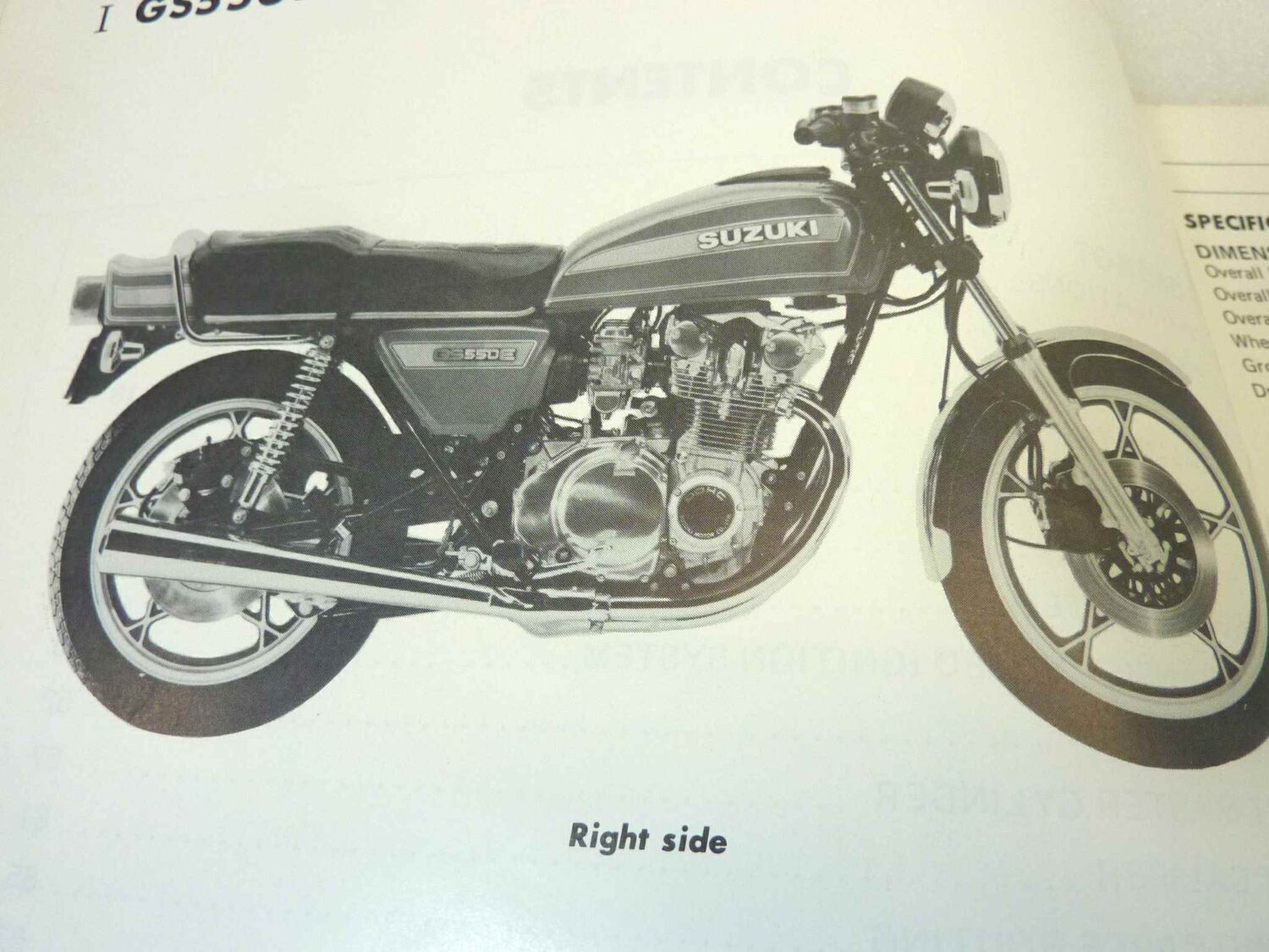 Manuale officina Suzuki GS550L Shop Manual ORIGINALE eng - Motorcycle service Manual WORKSHOP riparazione dim 28 x 21,5 cm - immagine 5
