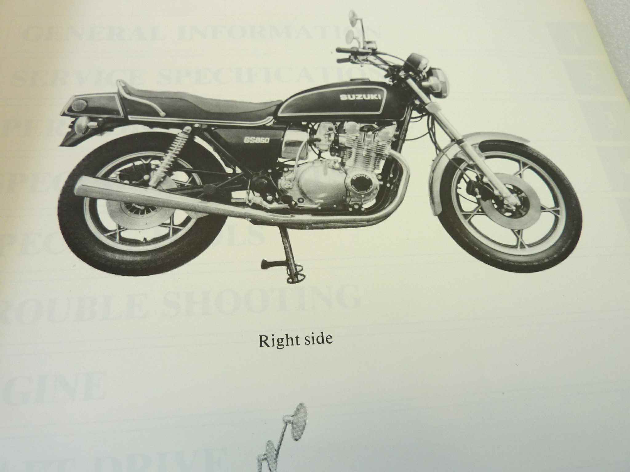 Manuale officina Suzuki GS850G Shop Manual ORIGINALE eng - Motorcycle service Manual WORKSHOP riparazione dim 28 x 21,5 cm - immagine 4