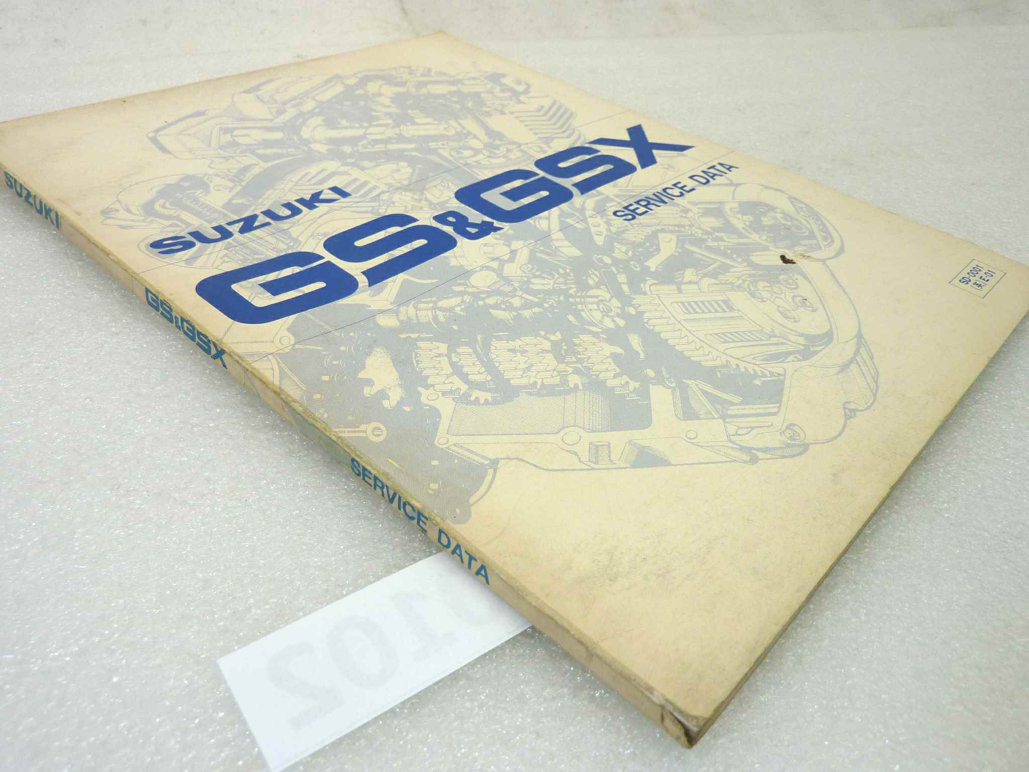 Manuale officina Suzuki GS GSZ Service Data Shop Manual ORIGINALE eng - Motorcycle service Manual WORKSHOP riparazione dim 28 x 21,5 cm - immagine 6