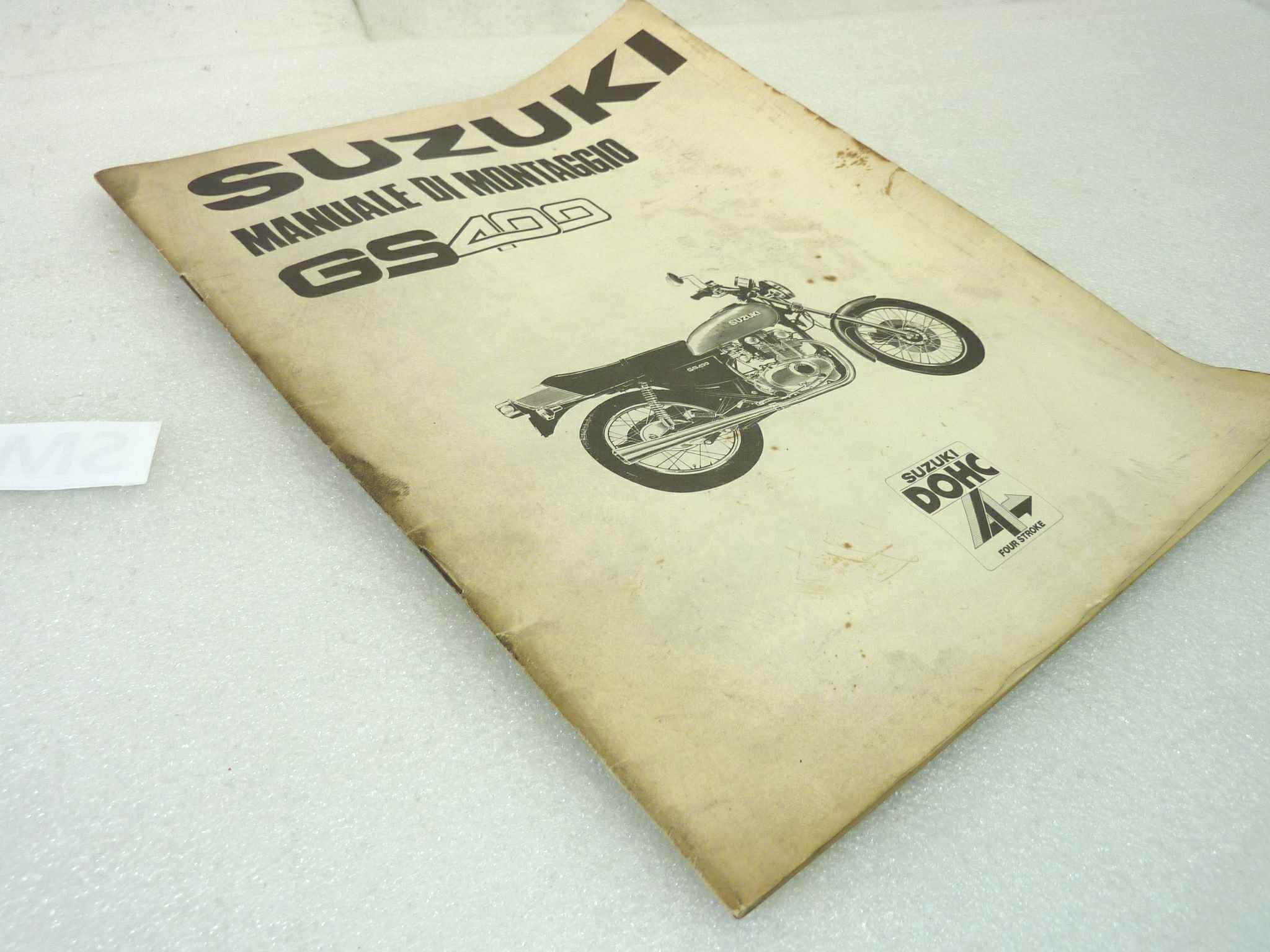 Manuale officina Suzuki GS400 Shop Manual ORIGINALE ita - Motorcycle service Manual WORKSHOP riparazione dim 28 x 21,5 cm - immagine 6