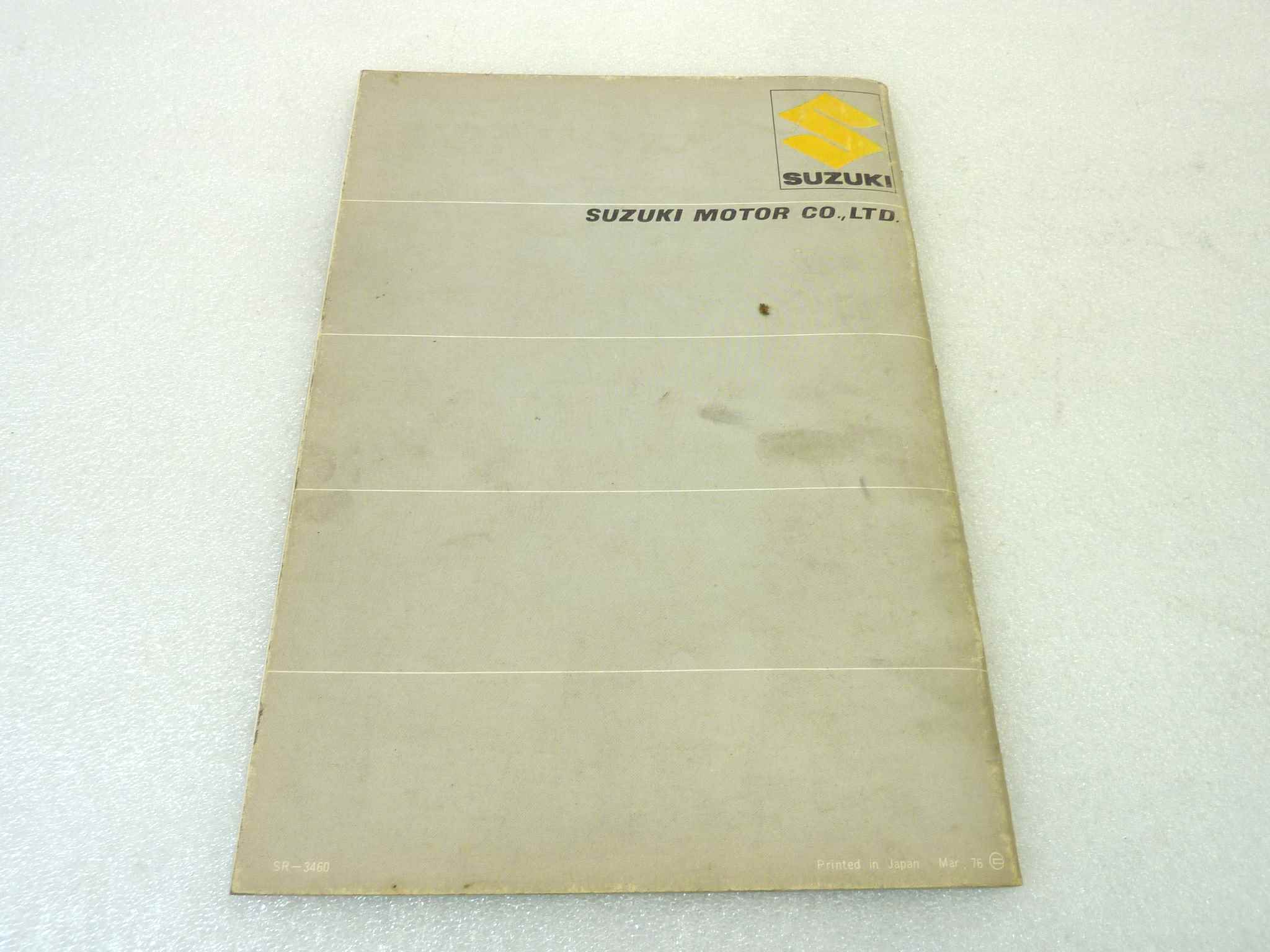 Manuale officina Suzuki RM250 370 Shop Manual ORIGINALE eng - Motorcycle service Manual WORKSHOP riparazione dim 25,5 x 18 cm - immagine 2