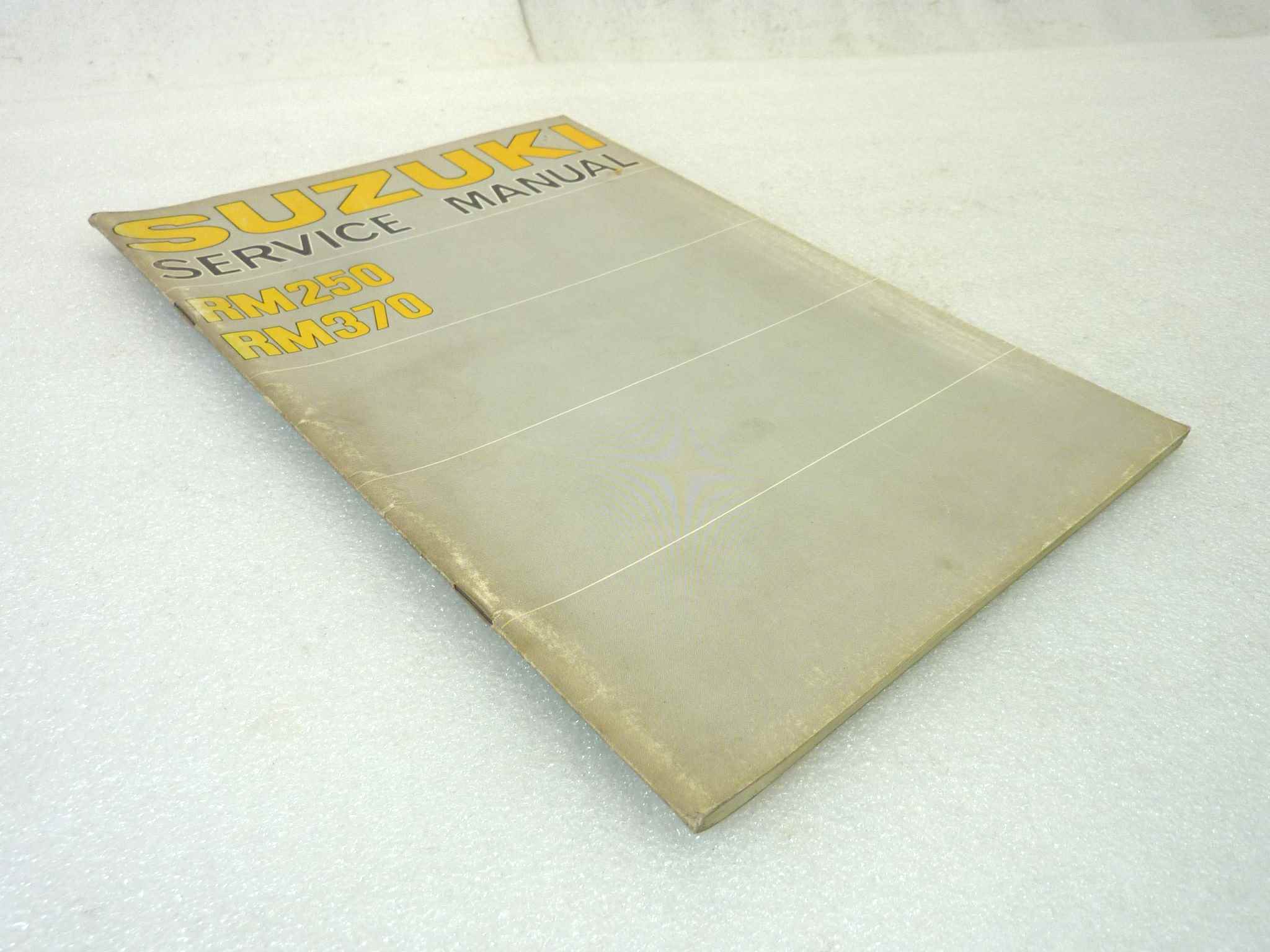 Manuale officina Suzuki RM250 370 Shop Manual ORIGINALE eng - Motorcycle service Manual WORKSHOP riparazione dim 25,5 x 18 cm - immagine 6
