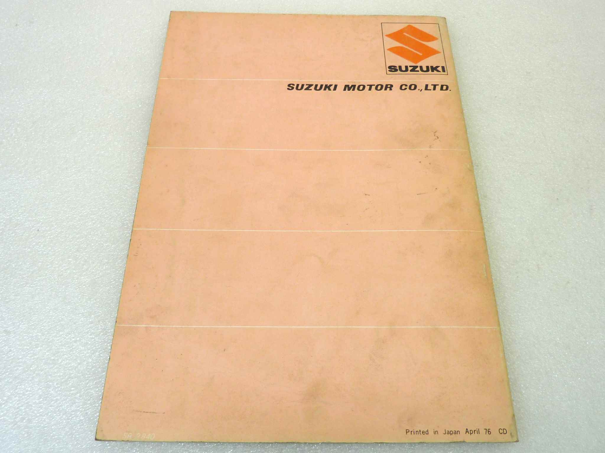 Manuale officina Suzuki RM100 125 Shop Manual ORIGINALE eng - Motorcycle service Manual WORKSHOP riparazione dim 25,5 x 18 cm - immagine 2