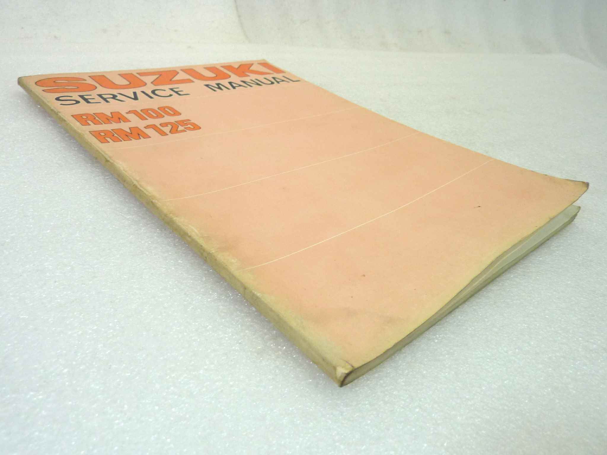 Manuale officina Suzuki RM100 125 Shop Manual ORIGINALE eng - Motorcycle service Manual WORKSHOP riparazione dim 25,5 x 18 cm - immagine 6