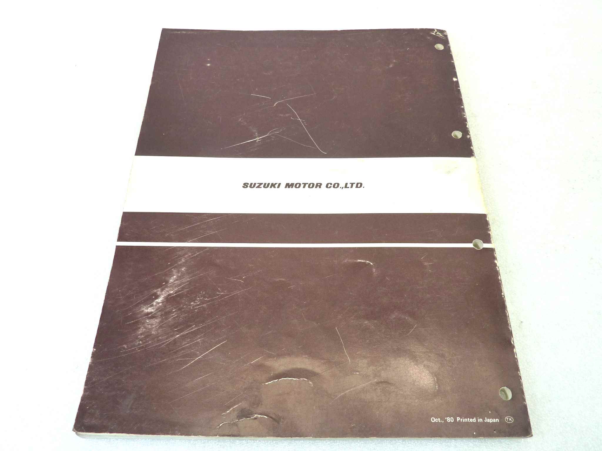 Flat rate Manual Suzuki Manual ORIGINALE eng - Motorcycle service Manual WORKSHOP riparazione dim 28 x 21,5 cm - immagine 2
