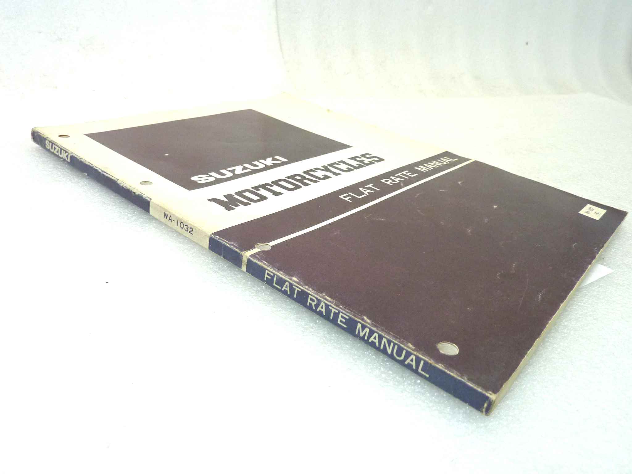 Flat rate Manual Suzuki Manual ORIGINALE eng - Motorcycle service Manual WORKSHOP riparazione dim 28 x 21,5 cm - immagine 6