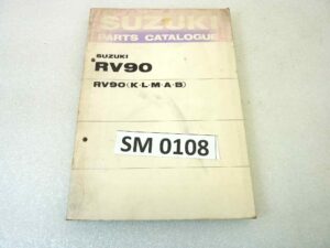 Catalogo parti ricambio Suzuki RV90 K L M A B ricambi ORIGINALE eng Parts Catalog dim 15 x 21 cm