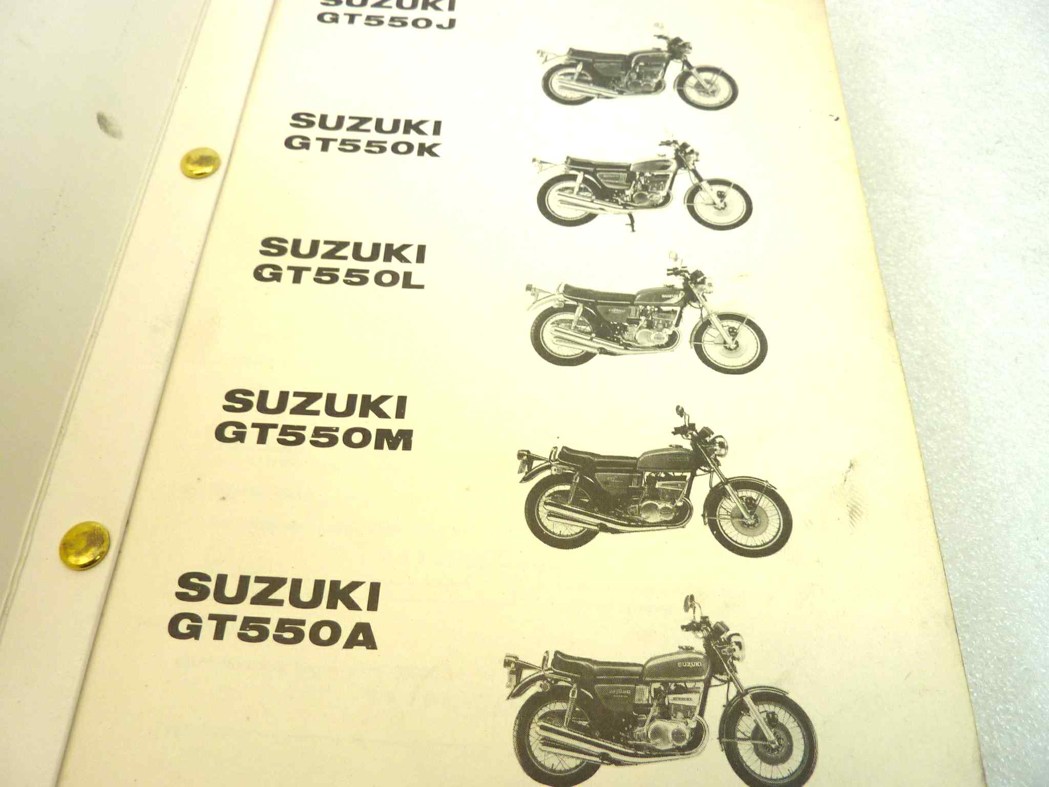 Catalogo parti ricambio Suzuki GT550 J K L M A ricambi ORIGINALE eng Parts Catalog dim 15 x 21 cm - immagine 4