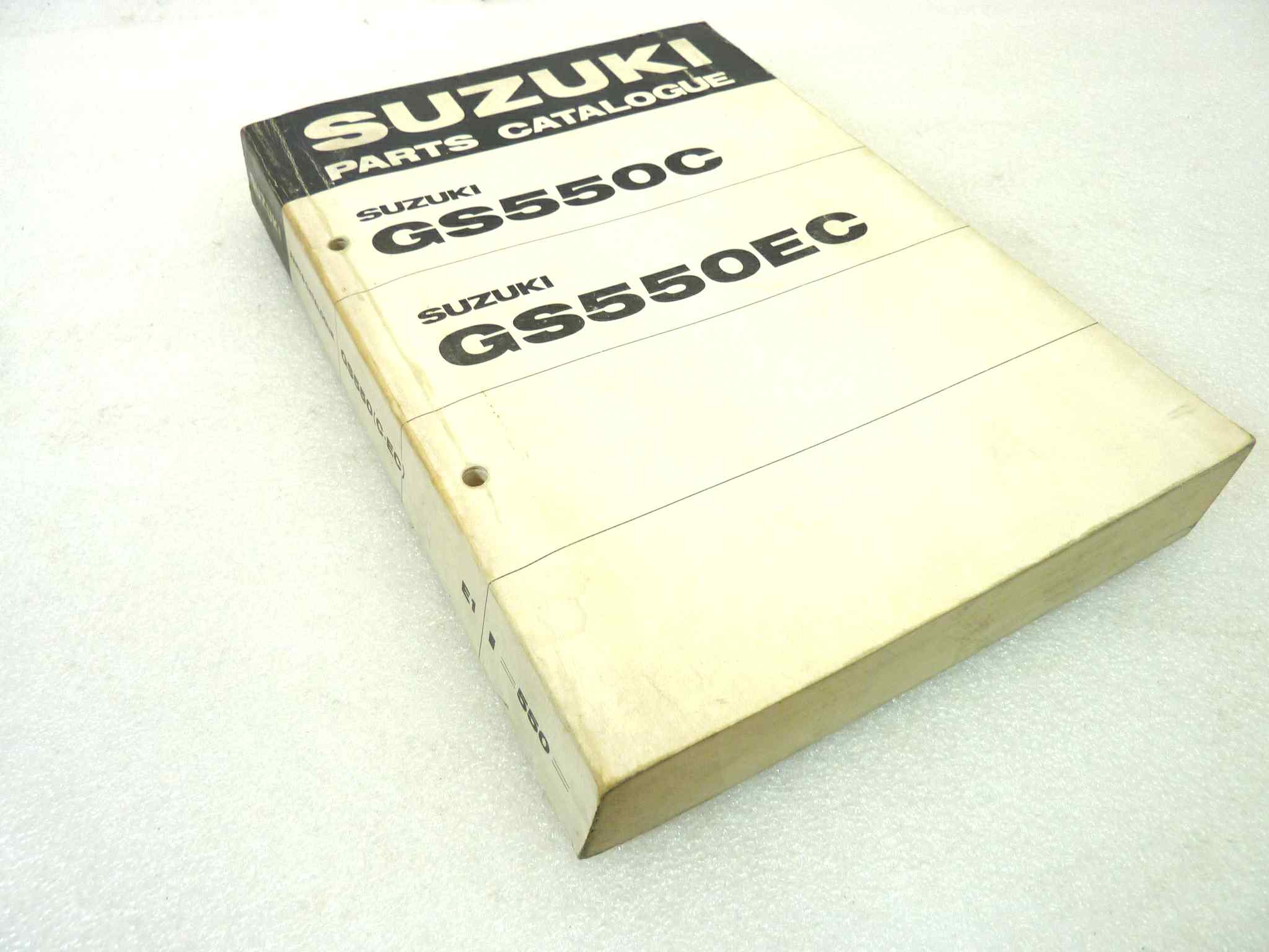 Catalogo parti ricambio Suzuki GS550C EC ricambi ORIGINALE eng Parts Catalog dim 15 x 21 cm - immagine 6