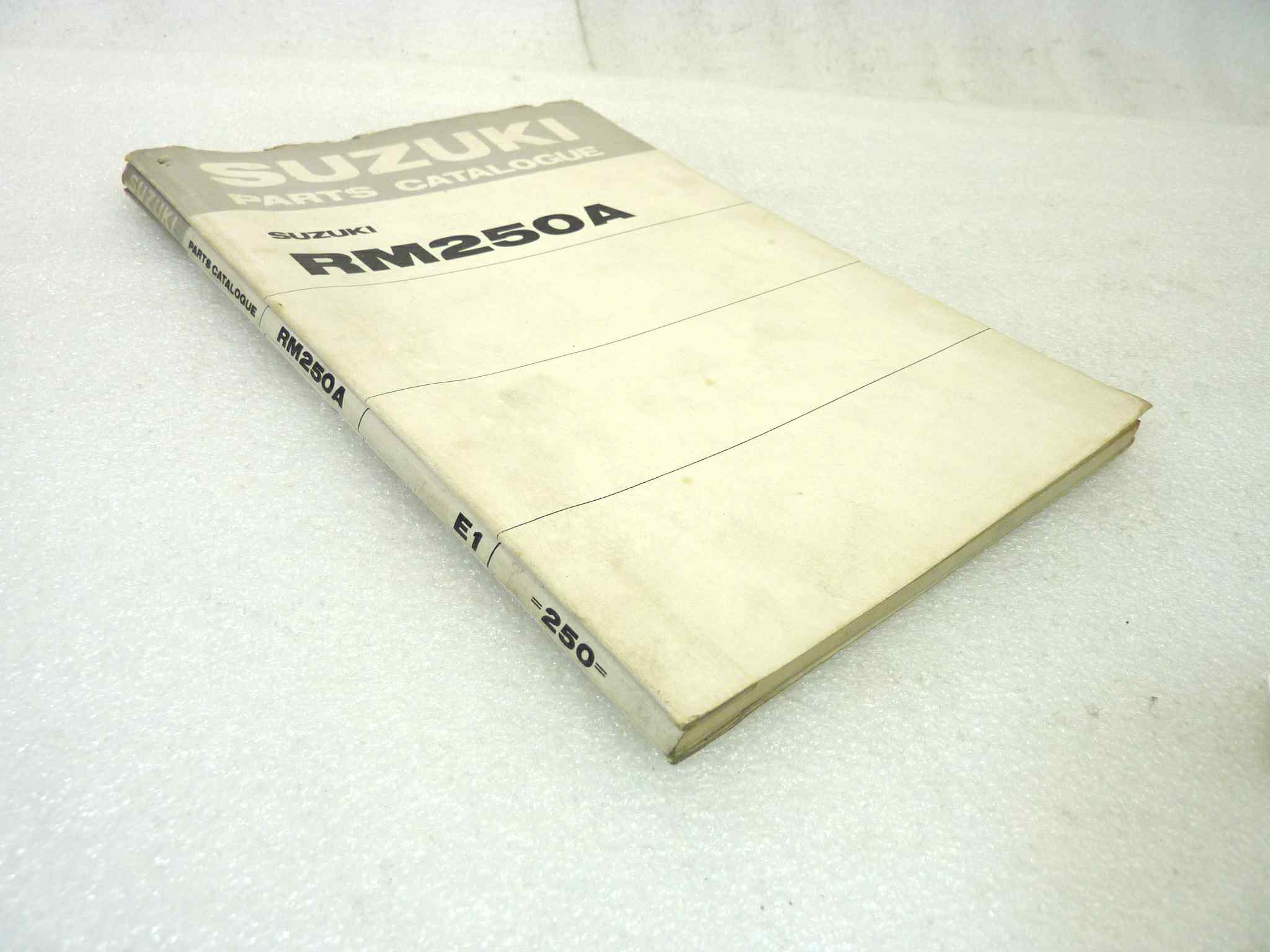 Catalogo parti ricambio Suzuki RM250A ricambi ORIGINALE eng Parts Catalog dim 15 x 21 cm - immagine 6