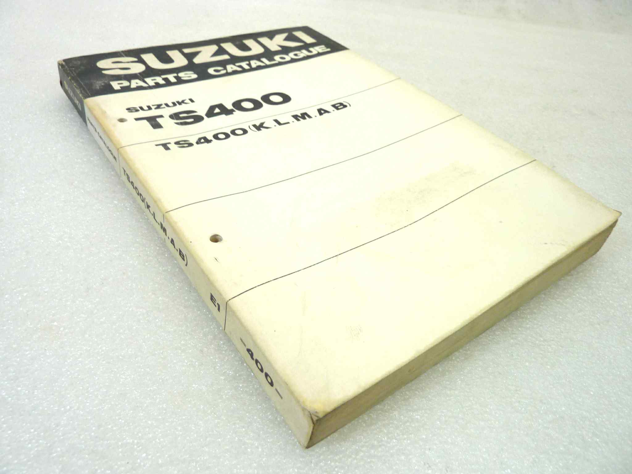 Catalogo parti ricambio Suzuki TS400 K L M A B ricambi ORIGINALE eng Parts Catalog dim 15 x 21 cm - immagine 6