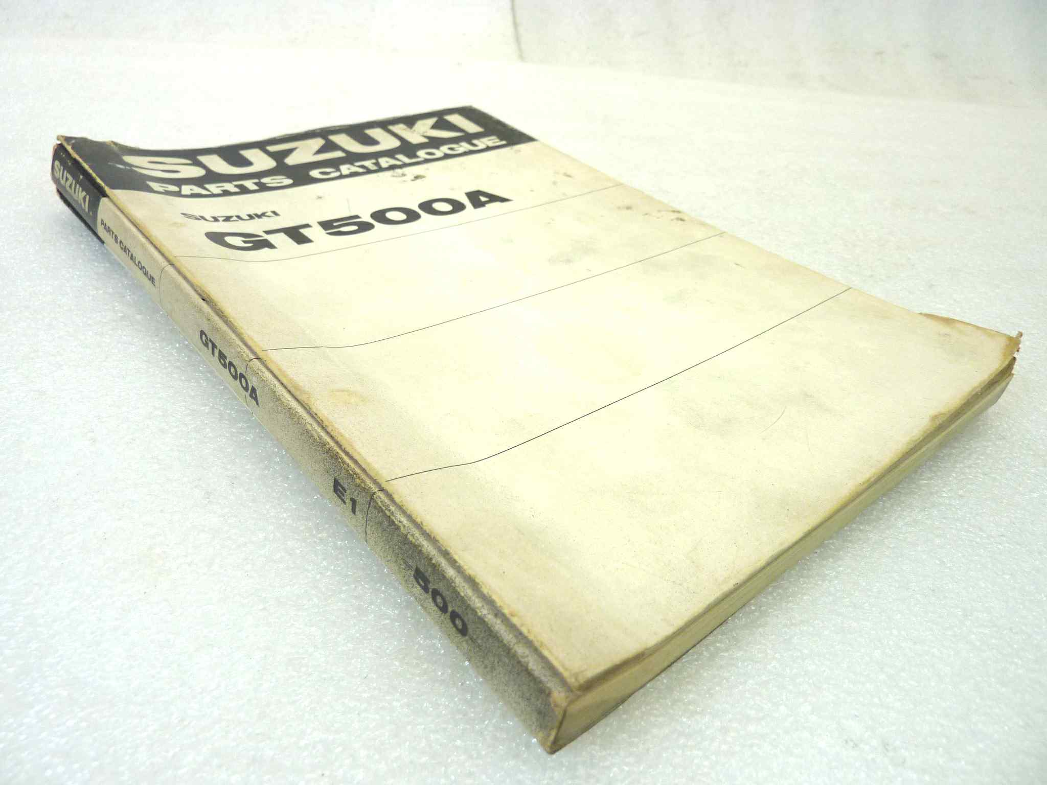 Catalogo parti ricambio Suzuki GT500A ricambi ORIGINALE eng Parts Catalog dim 15 x 21 cm - immagine 6