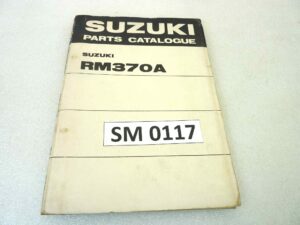 Catalogo parti ricambio Suzuki RM370A ricambi ORIGINALE eng Parts Catalog dim 15 x 21 cm