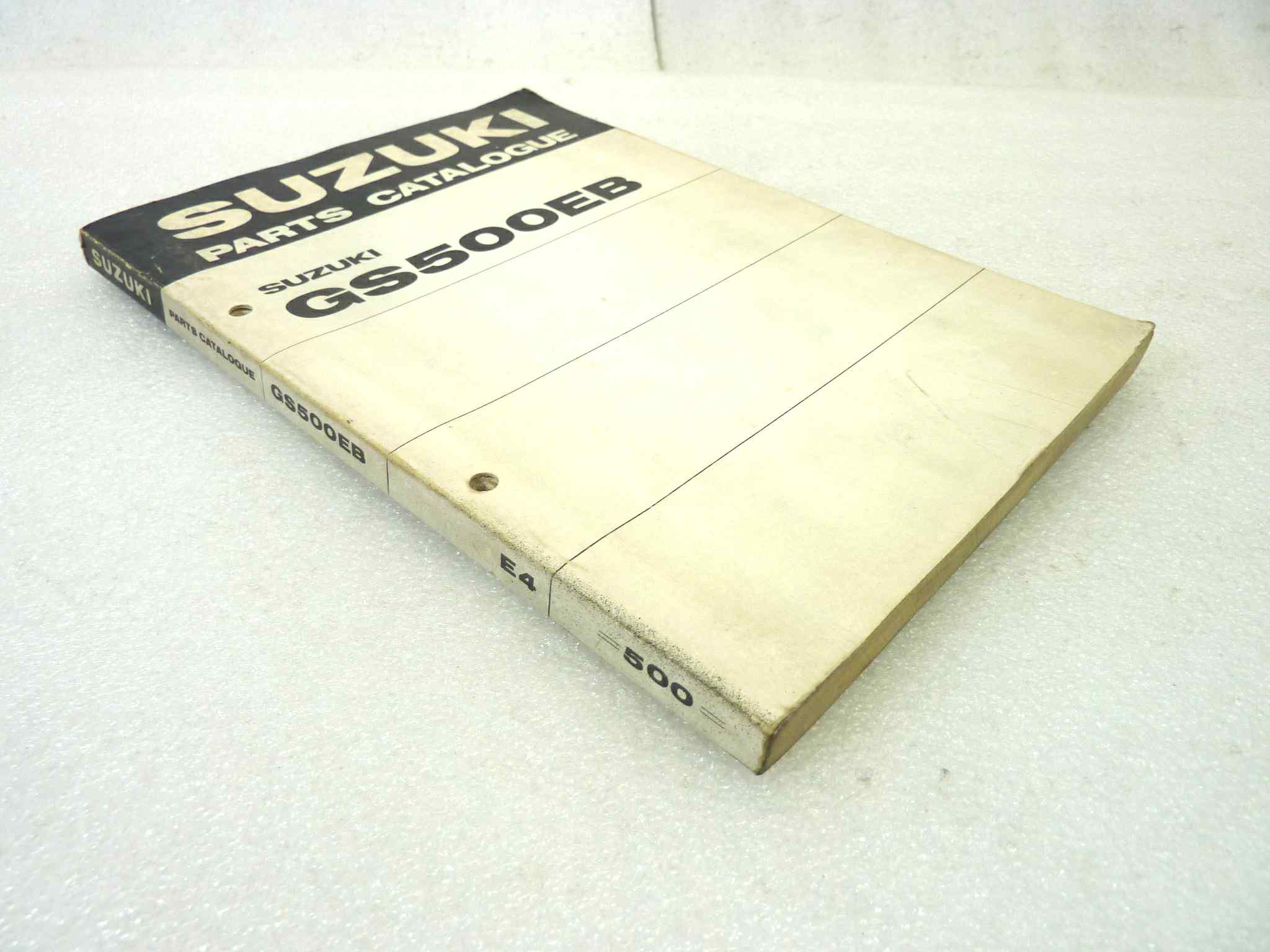 Catalogo parti ricambio Suzuki GS500EB ricambi ORIGINALE eng Parts Catalog dim 15 x 21 cm - immagine 6