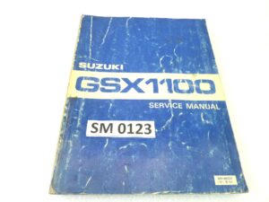 Manuale officina Suzuki GSX1100 Shop Manual ORIGINALE eng - service Manual WORKSHOP riparazione dim 28 x 21,5 cm