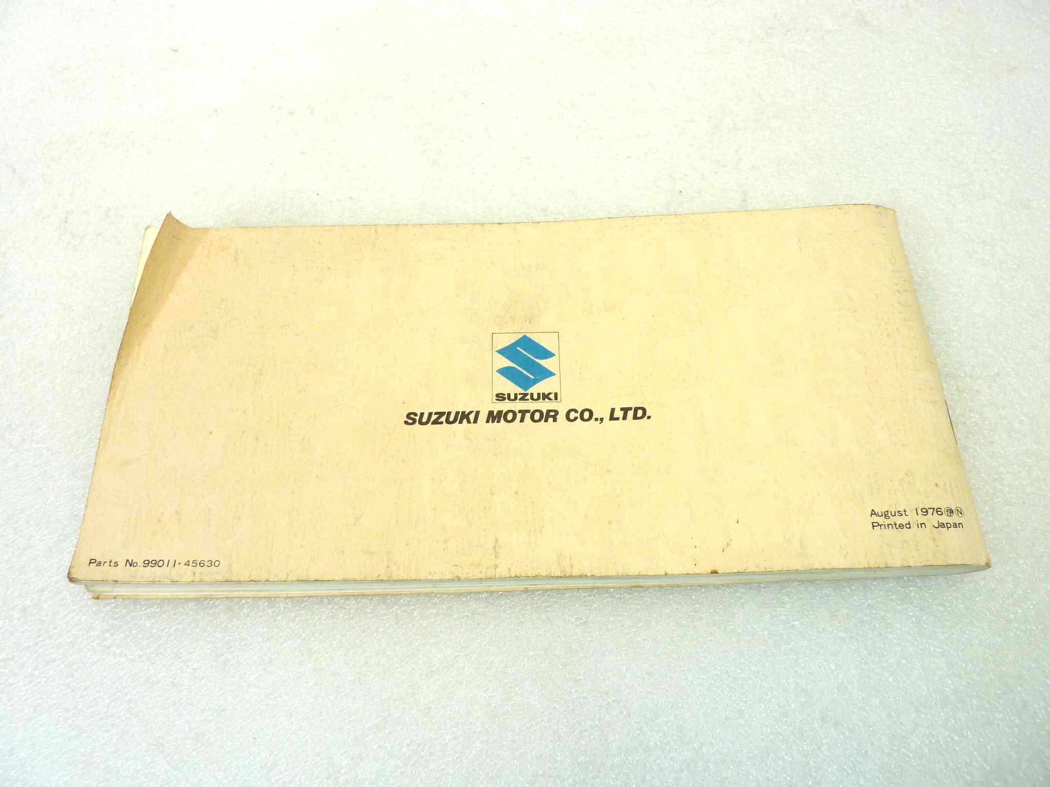 Libretto uso e manutenzione Suzuki GS750 manuale utente ORIGINALE ita dim 21 x 10 cm - immagine 2