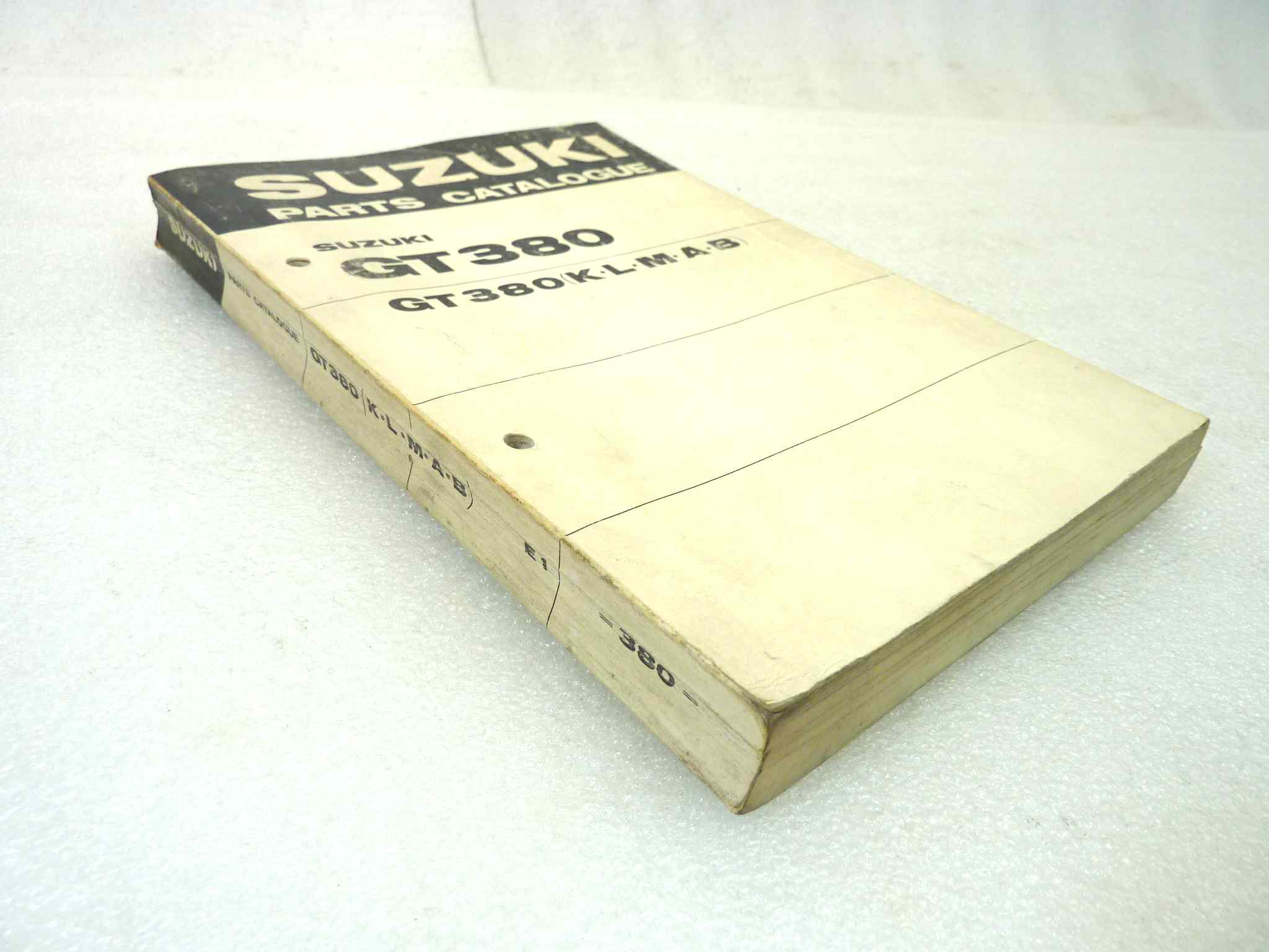 Catalogo parti ricambio Suzuki GT380 K L M A B ricambi ORIGINALE eng Parts Catalog dim 15 x 21 cm - immagine 6