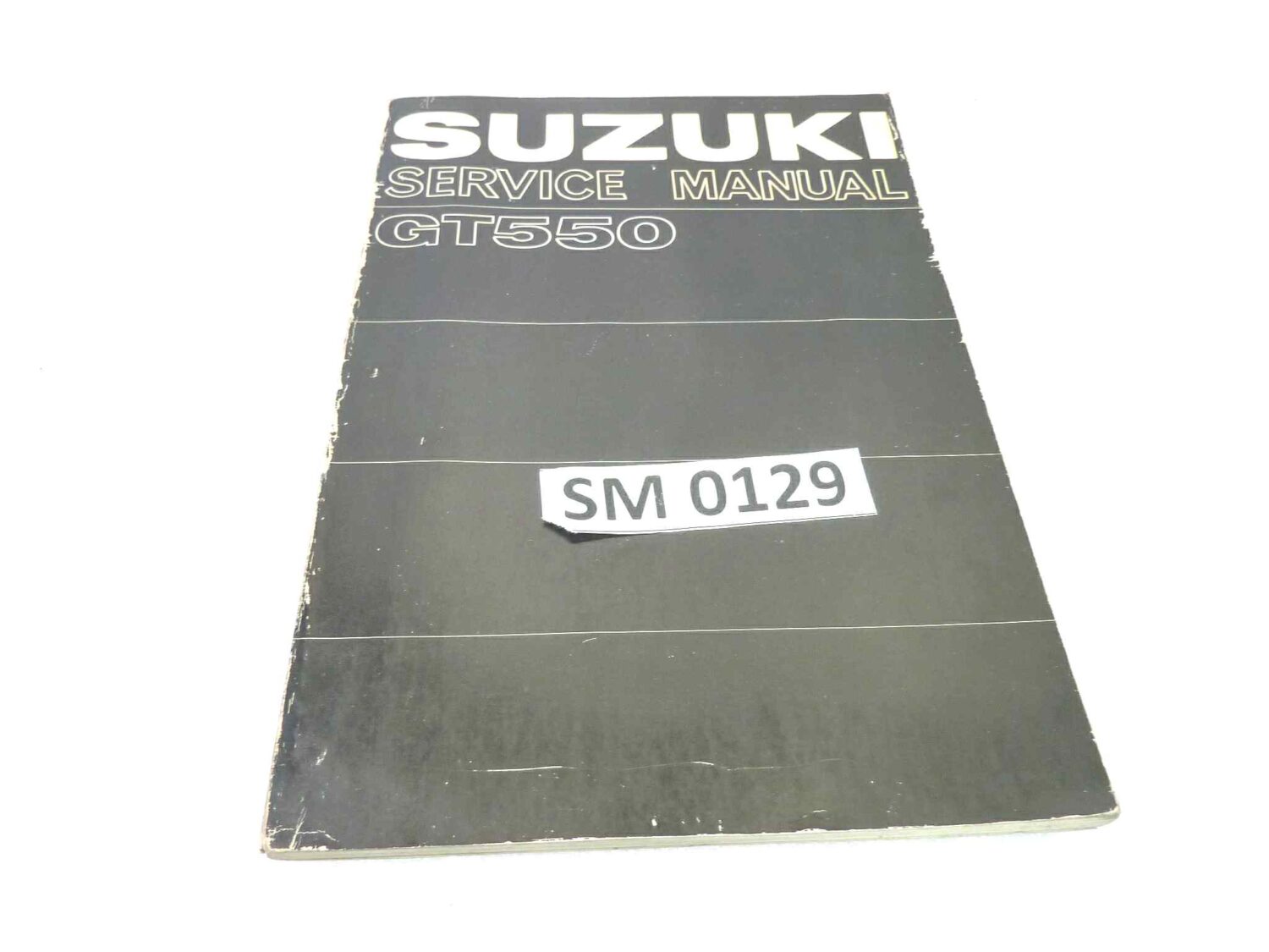 Manuale officina Suzuki GT550 Shop Manual ORIGINALE eng - service Manual WORKSHOP riparazione dim 26 x 18 cm