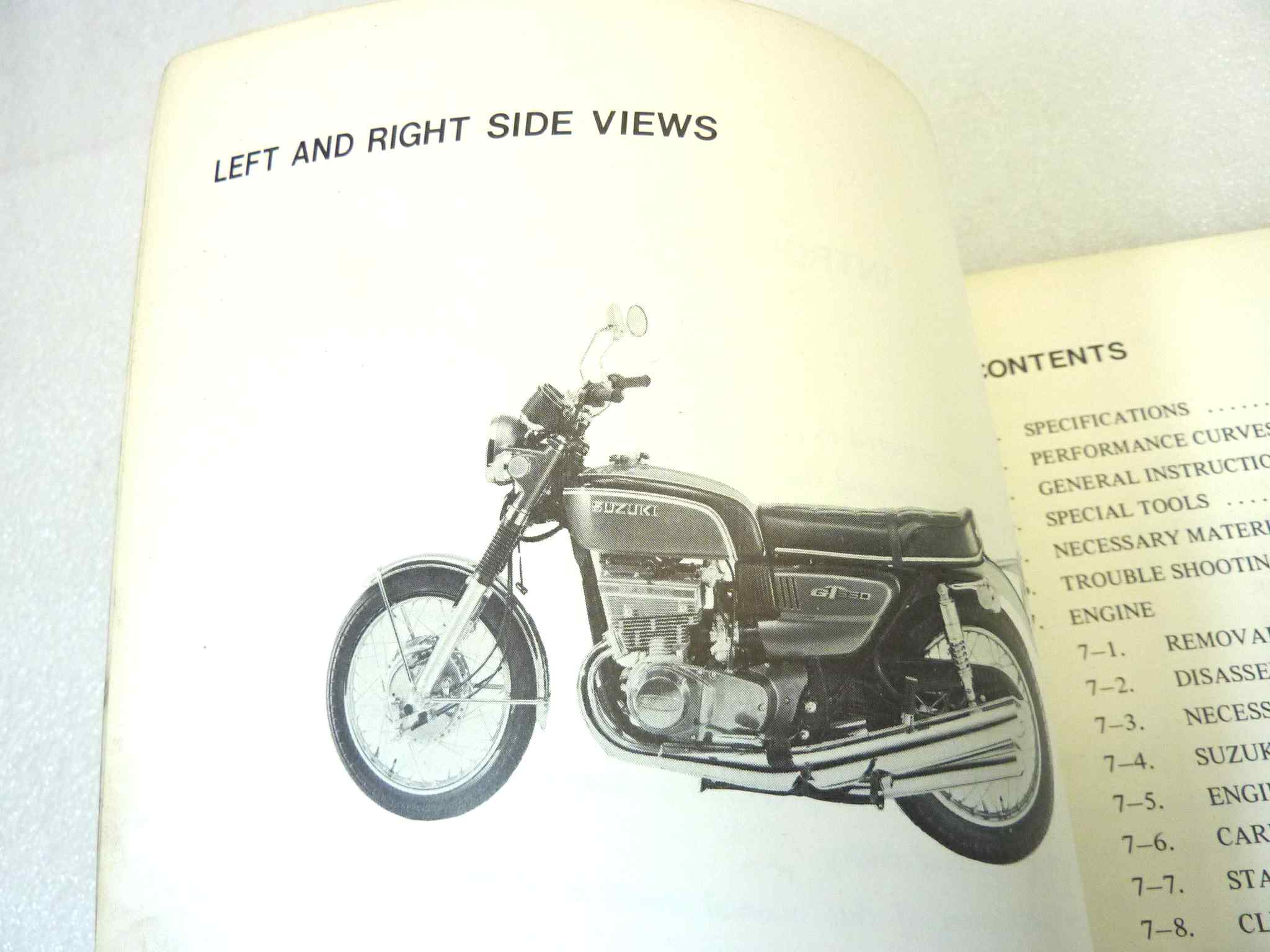 Manuale officina Suzuki GT550 Shop Manual ORIGINALE eng - service Manual WORKSHOP riparazione dim 26 x 18 cm - immagine 4