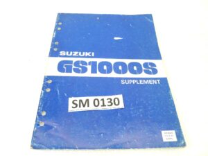 Manuale officina Suzuki GS1000S Shop Manual ORIGINALE eng - service Manual WORKSHOP riparazione dim 28 x 21,5 cm