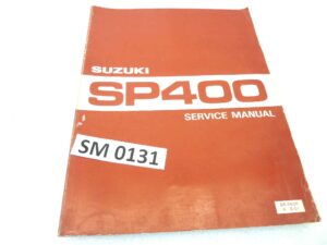 Manuale officina Suzuki SP400 Shop Manual ORIGINALE eng - service Manual WORKSHOP riparazione dim 28 x 21,5 cm