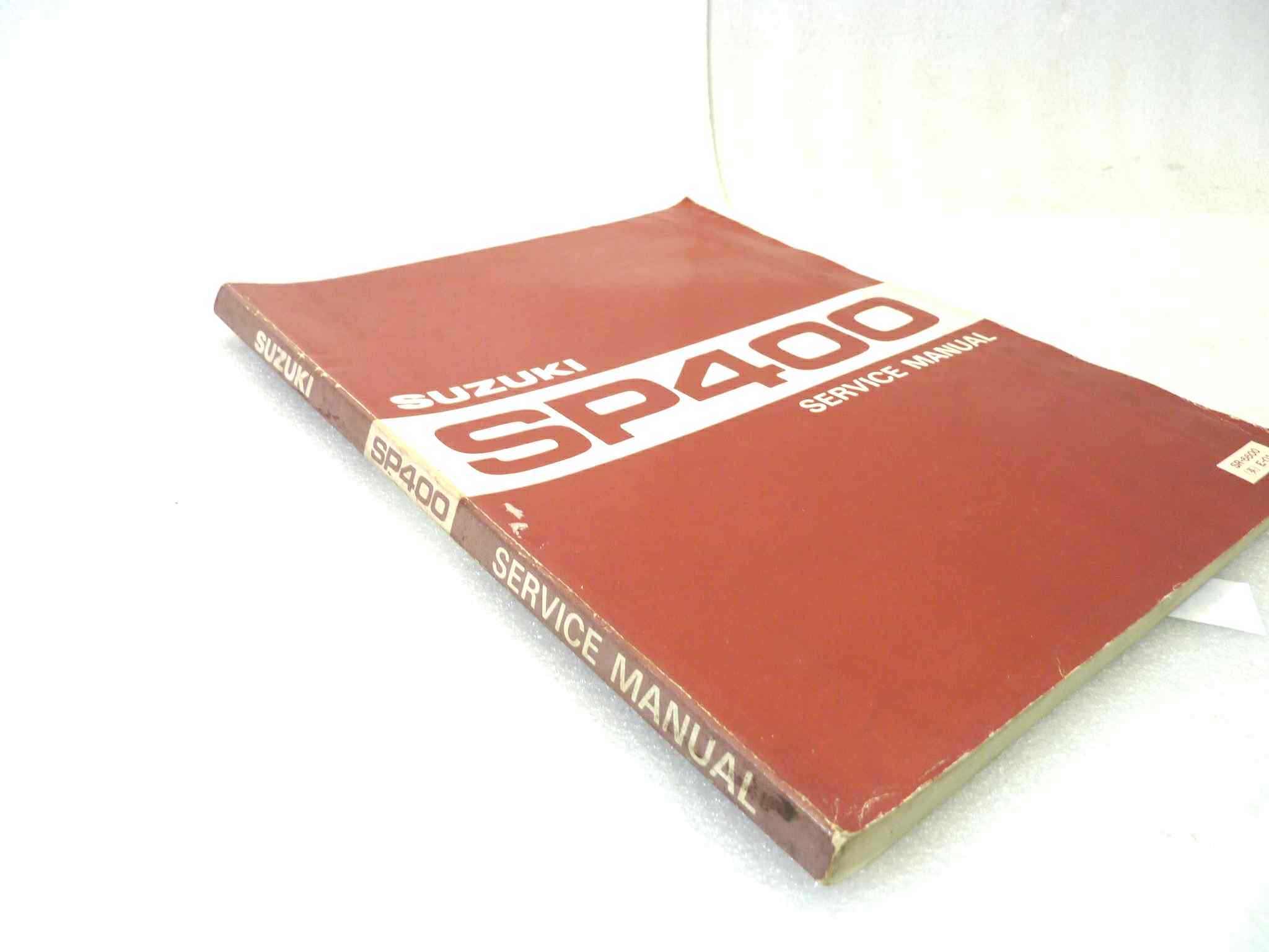 Manuale officina Suzuki SP400 Shop Manual ORIGINALE eng - service Manual WORKSHOP riparazione dim 28 x 21,5 cm - immagine 7