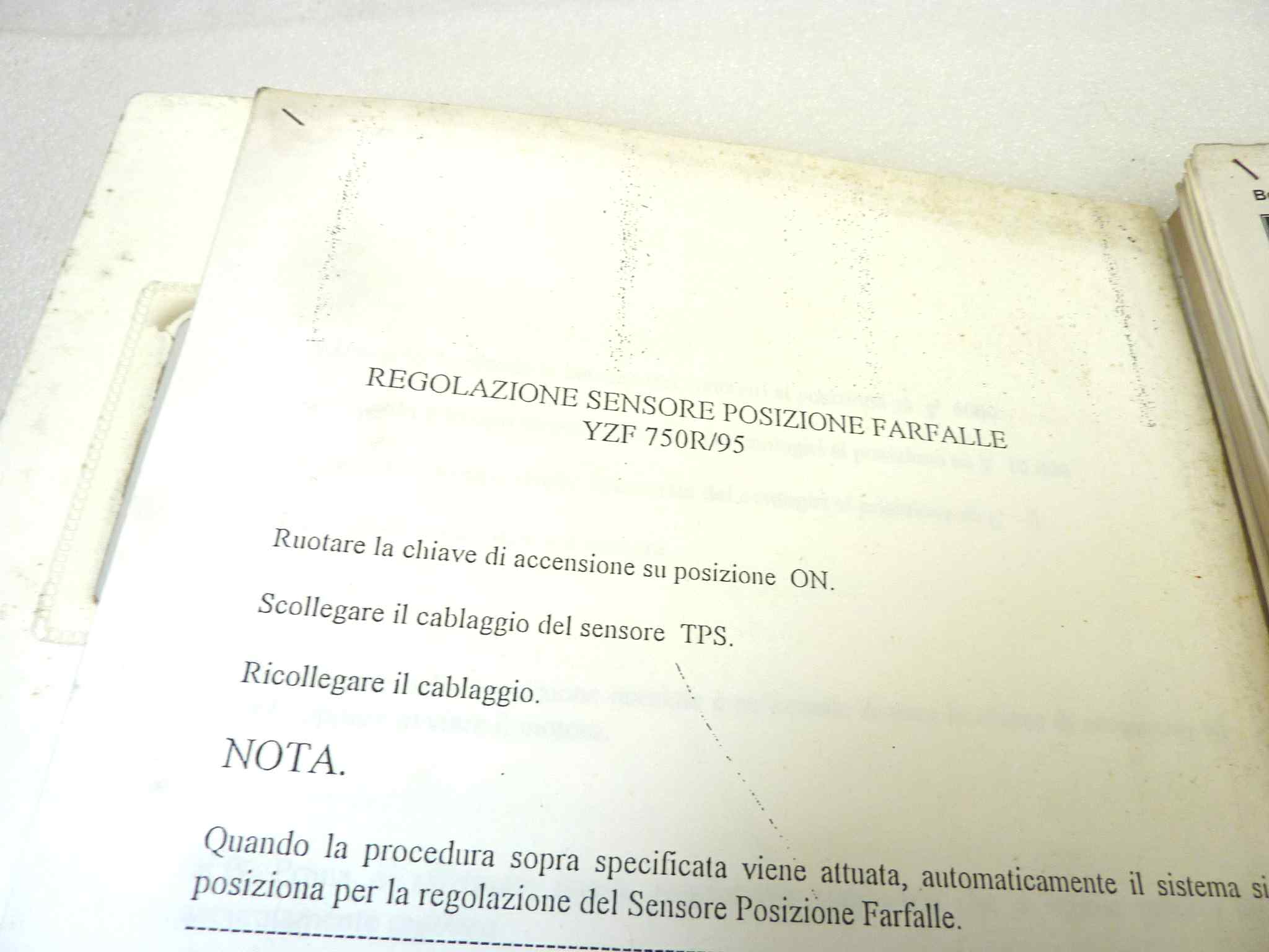 Manuale officina Yamaha YZF750 SP Shop Manual ORIGINALE eng - service Manual WORKSHOP riparazione dim 30 x 22 cm - immagine 3