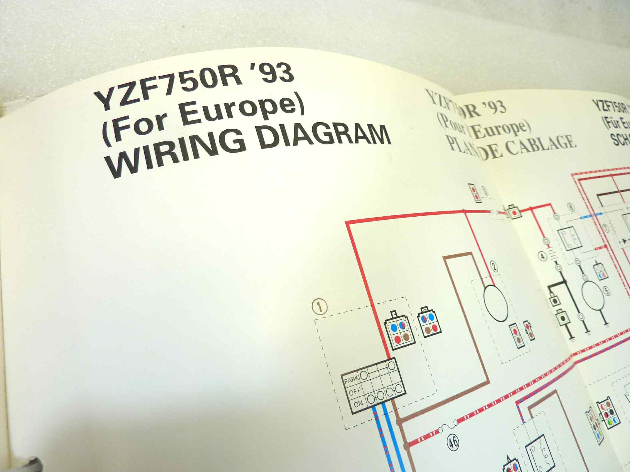 Manuale officina Yamaha YZF750 SP Shop Manual ORIGINALE eng - service Manual WORKSHOP riparazione dim 30 x 22 cm - immagine 5