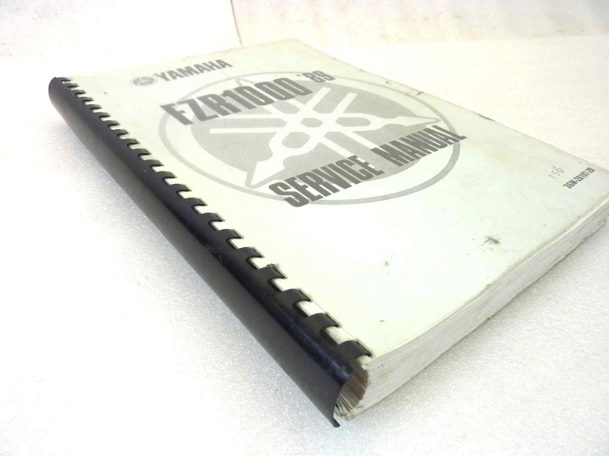 Manuale officina Yamaha FZR1000 1989 Shop Manual ORIGINALE eng - service Manual WORKSHOP riparazione dim 30 x 22 cm - immagine 5