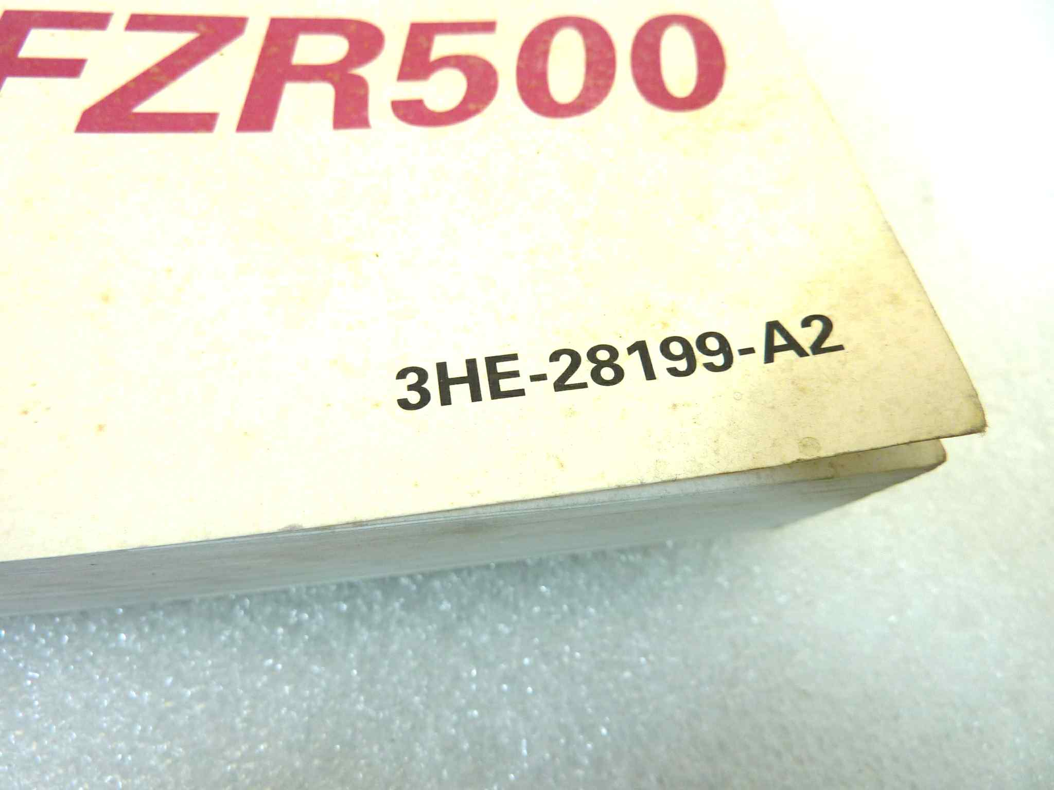 Libretto uso e manutenzione Yamaha FZR600 500 manuale utente ORIGINALE ita ger fra eng dim 13 x 18 cm - immagine 2