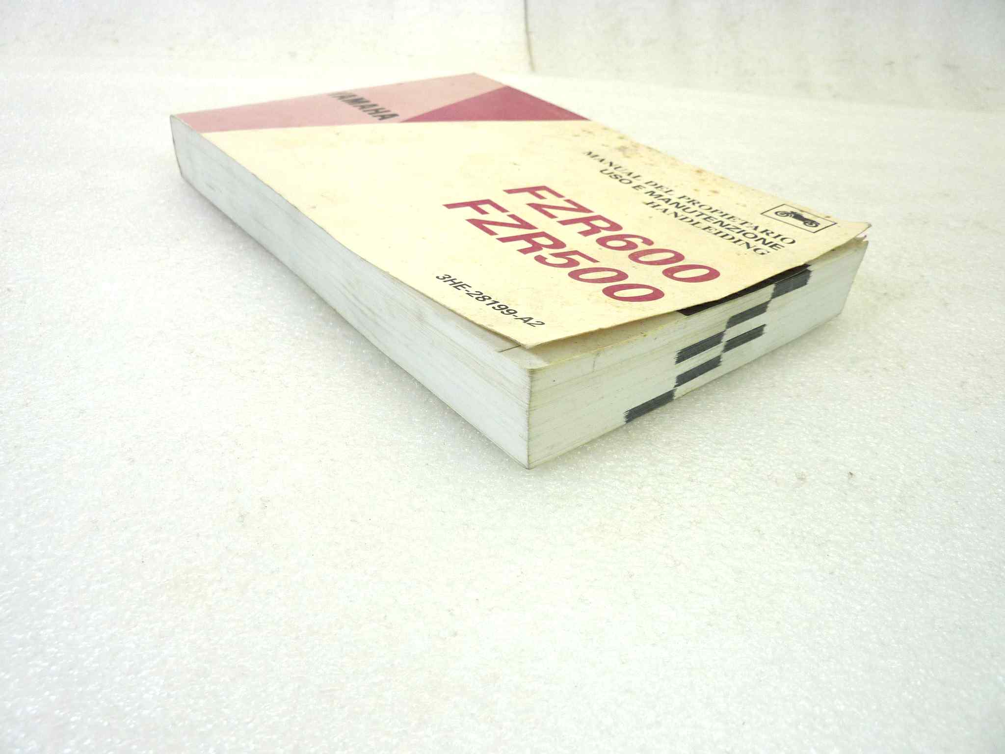 Libretto uso e manutenzione Yamaha FZR600 500 manuale utente ORIGINALE ita ger fra eng dim 13 x 18 cm - immagine 6