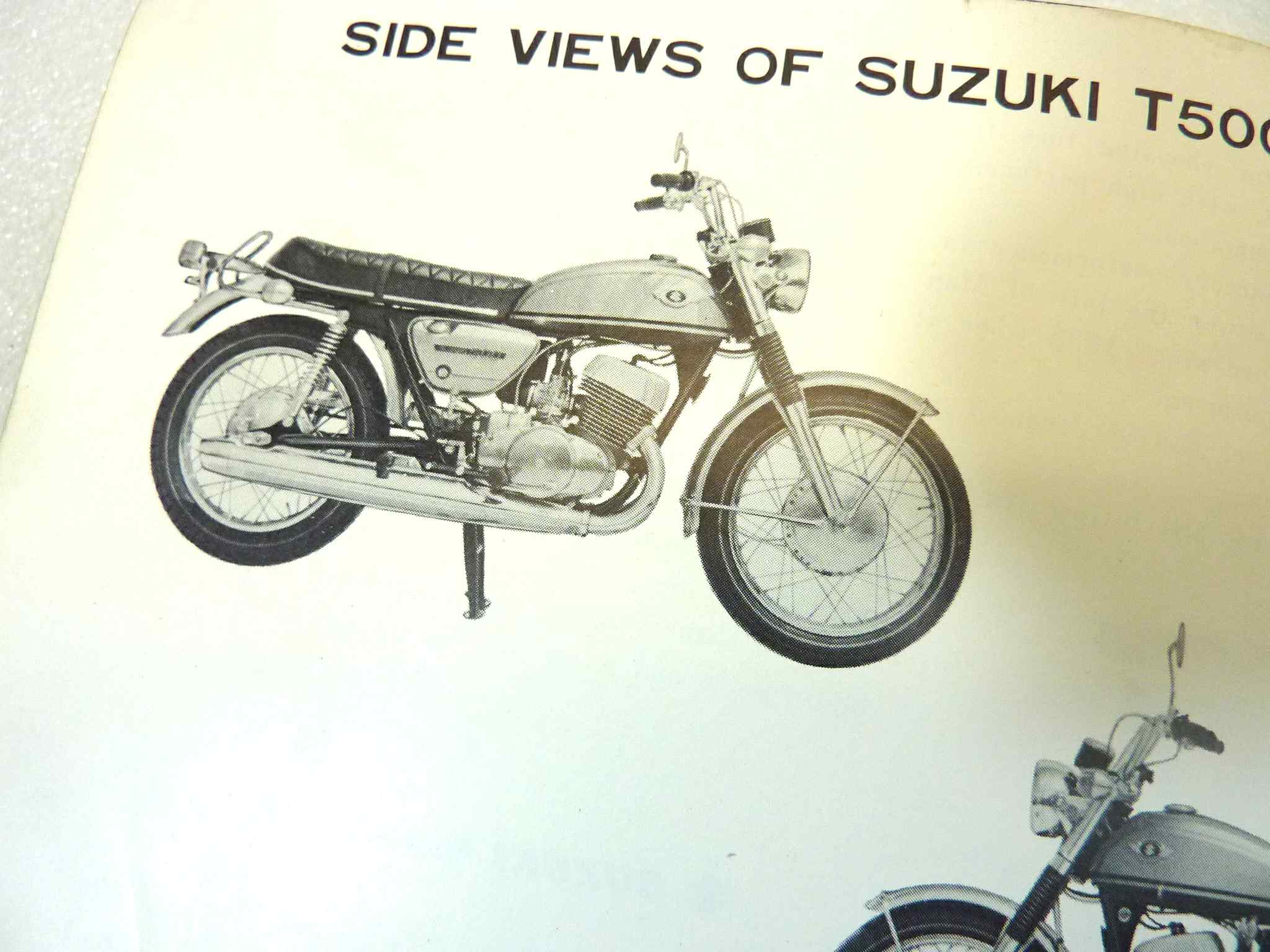 Libretto uso e manutenzione Suzuki T500 Mark 2 manuale utente ORIGINALE eng dim 18 x 12 cm - immagine 4