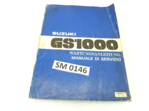 Manuale officina Suzuki GS1000 Shop Manual ORIGINALE ita ger - Motorcycle service Manual WORKSHOP riparazione dim 28 x 21 cm