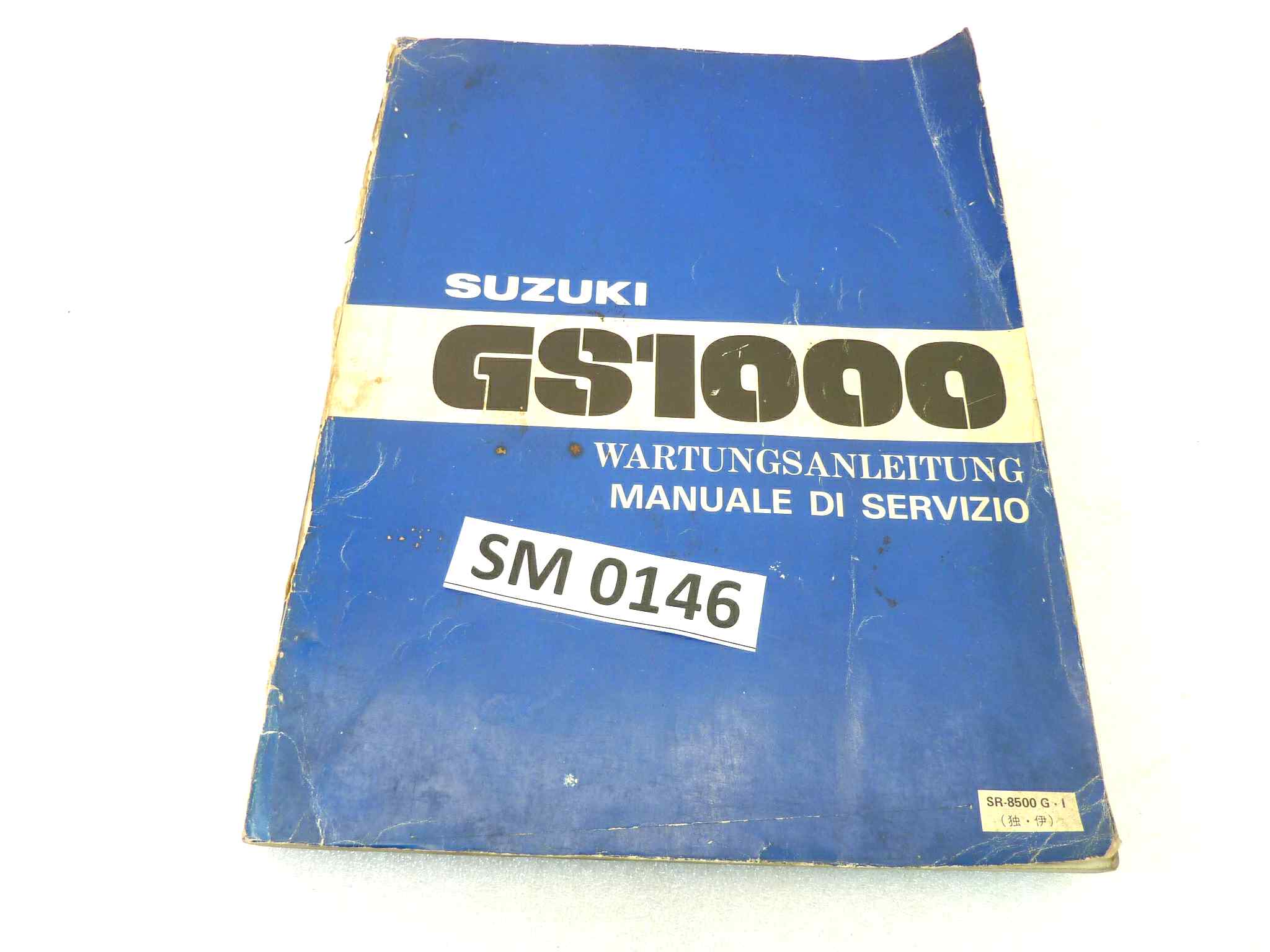 Manuale officina Suzuki GS1000 Shop Manual ORIGINALE ita ger - Motorcycle service Manual WORKSHOP riparazione dim 28 x 21 cm