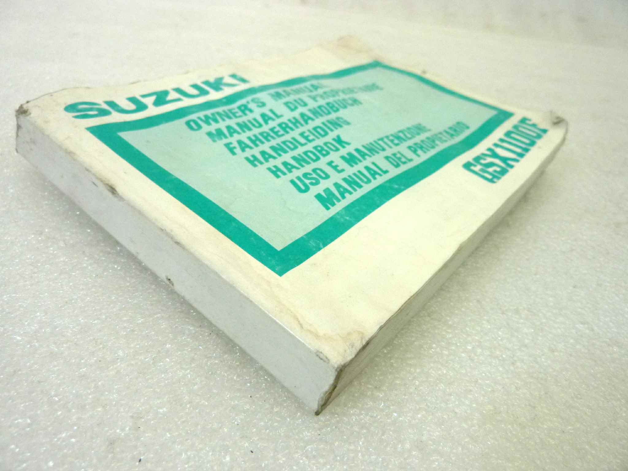Libretto uso e manutenzione Suzuki GSX1100F manuale utente ORIGINALE ita eng fra ger esp dim 10 x 15 cm - immagine 5
