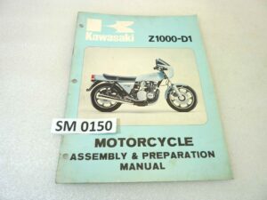 Manuale officina Kawasaki Z1000 D1 Shop Manual ORIGINALE eng - Motorcycle service Manual WORKSHOP riparazione dim 28 x 21 cm