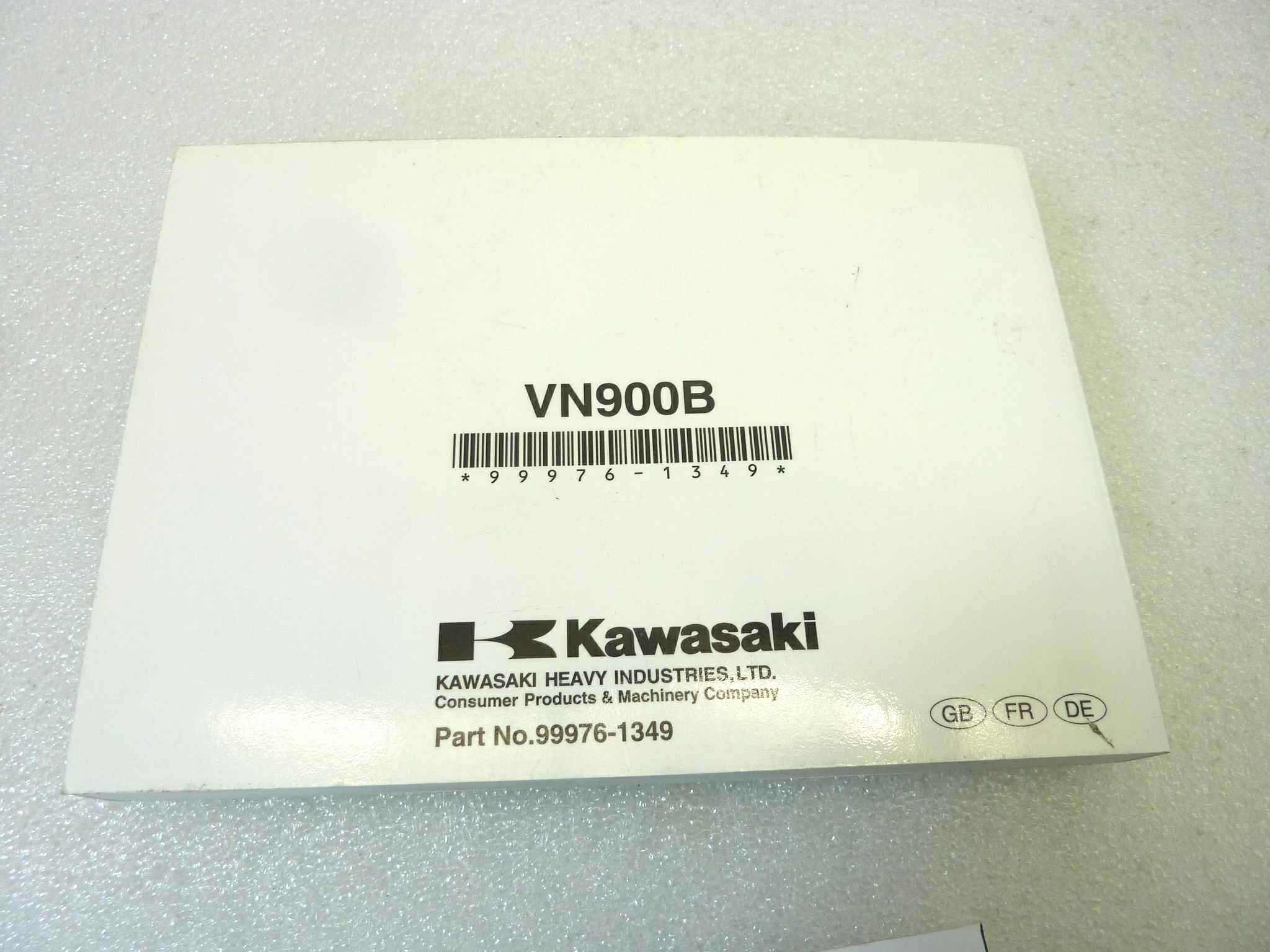 Libretto uso e manutenzione Kawasaki VN900 Classic manuale utente ORIGINALE eng fra ger dim 10 x 14,5 cm - immagine 2