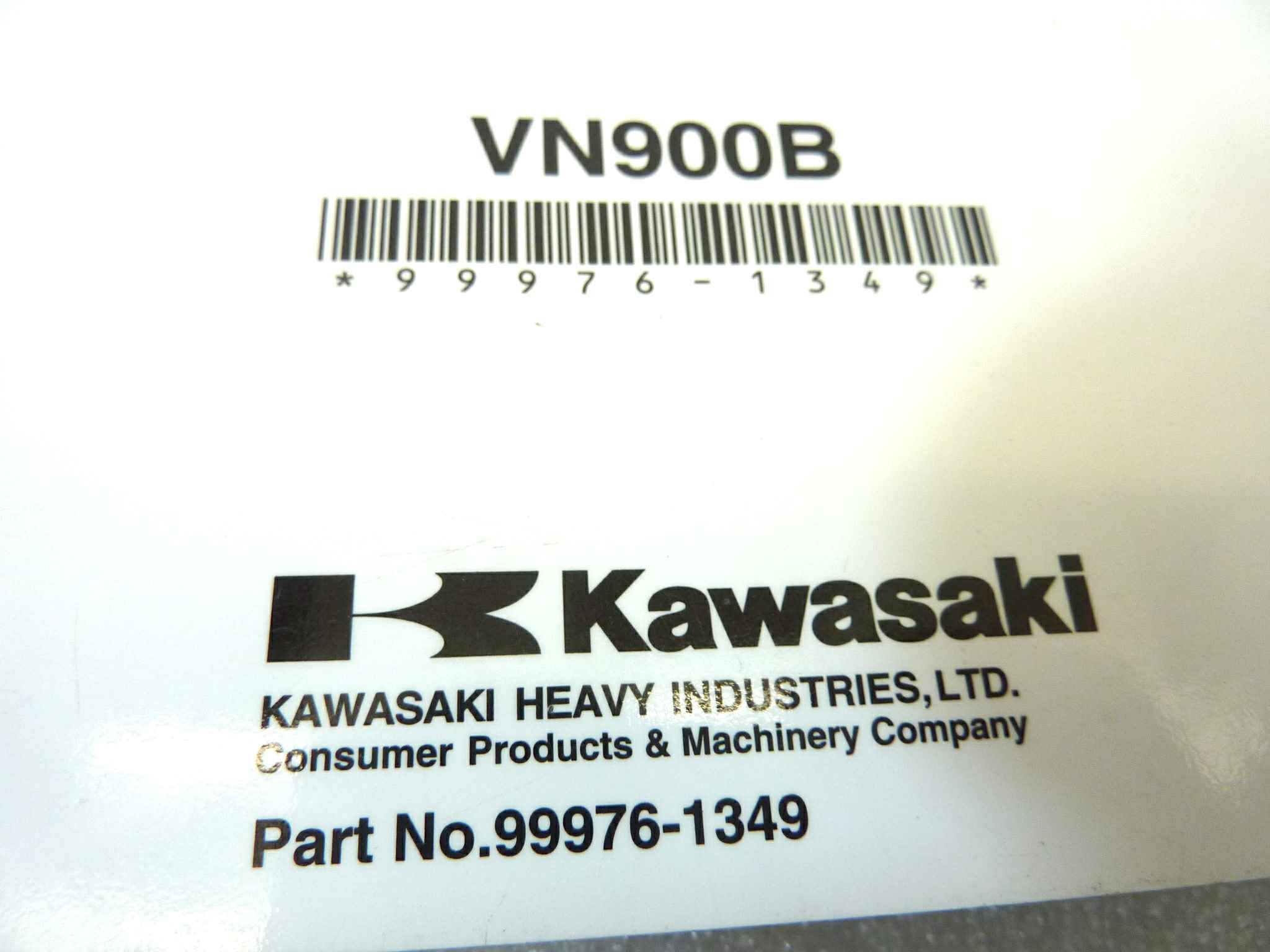 Libretto uso e manutenzione Kawasaki VN900 Classic manuale utente ORIGINALE eng fra ger dim 10 x 14,5 cm - immagine 3