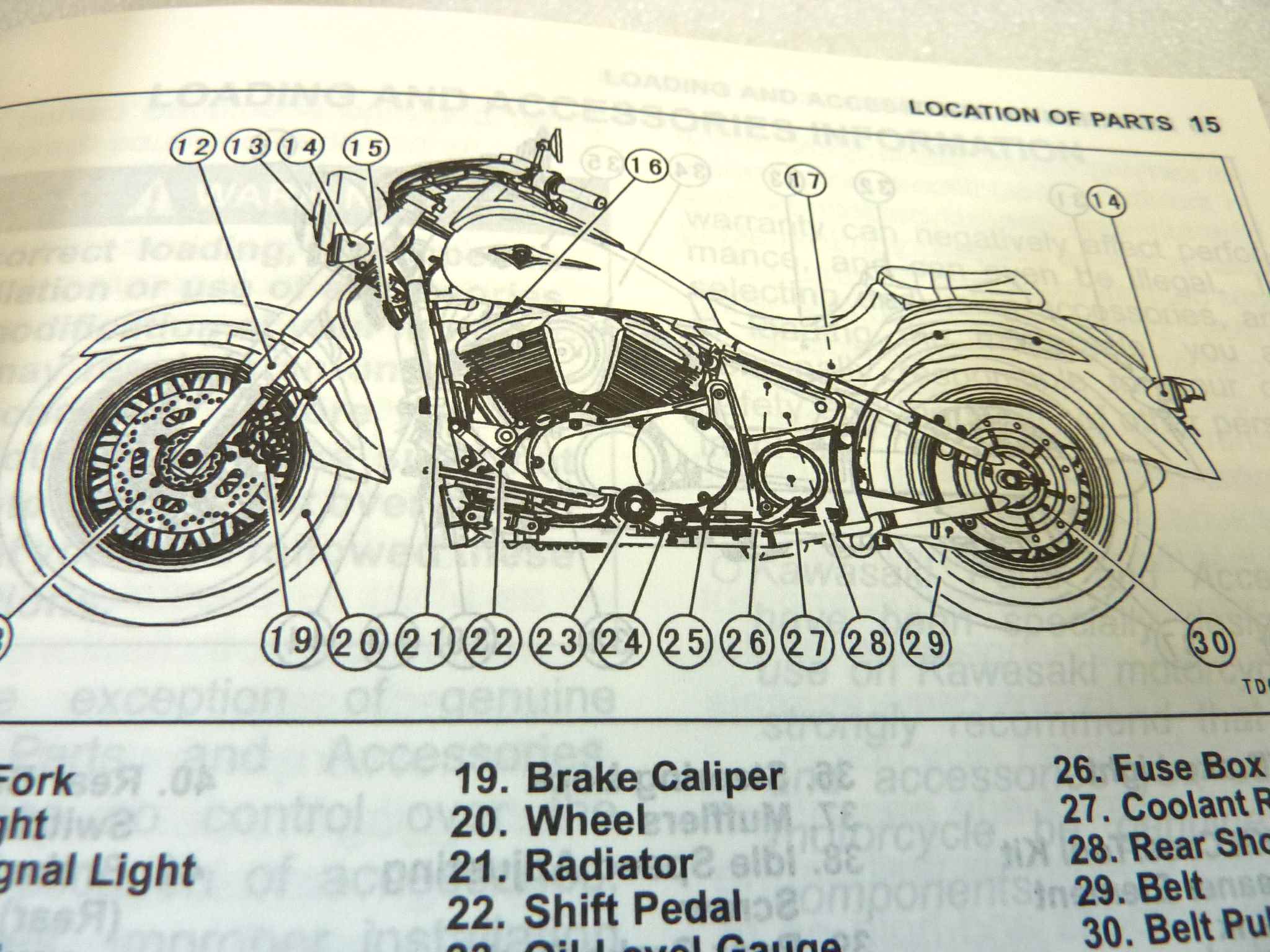 Libretto uso e manutenzione Kawasaki VN900 Classic manuale utente ORIGINALE eng fra ger dim 10 x 14,5 cm - immagine 5