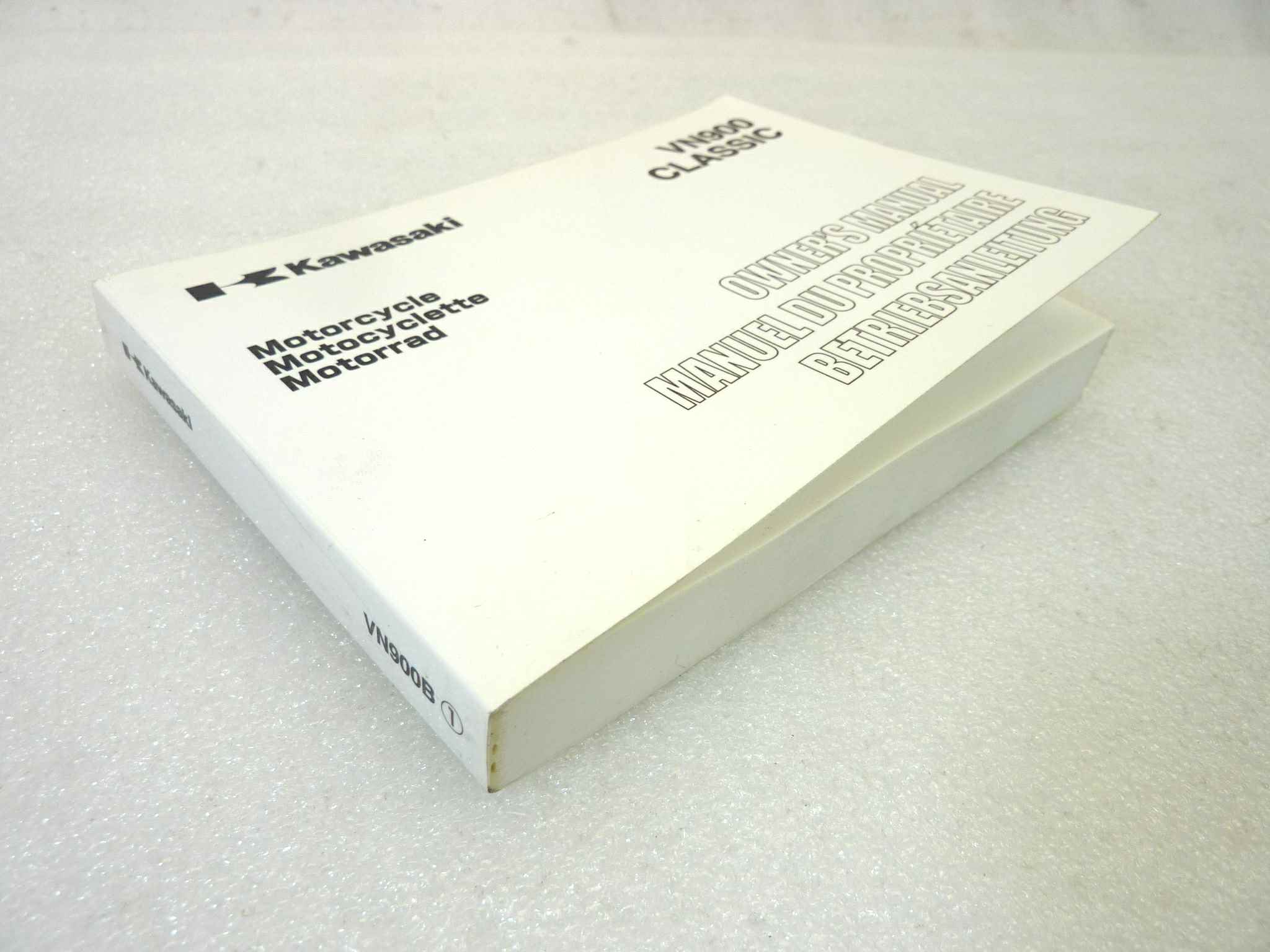 Libretto uso e manutenzione Kawasaki VN900 Classic manuale utente ORIGINALE eng fra ger dim 10 x 14,5 cm - immagine 6
