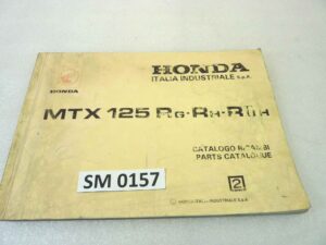 Catalogo parti ricambio Honda MTX125R ricambi ORIGINALE ita fra Parts Catalog dim 30 x 21 cm