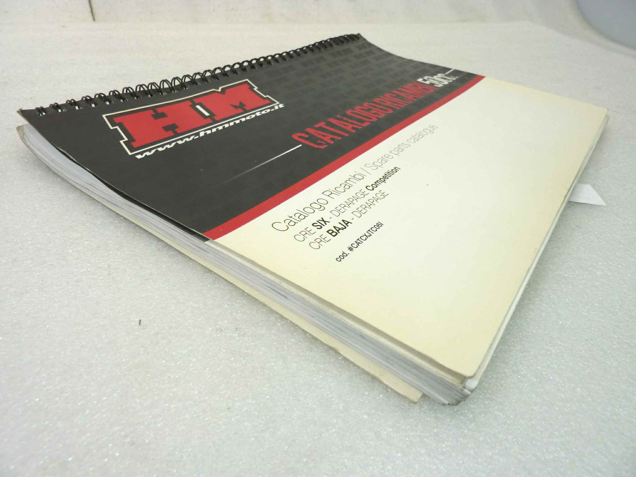 Catalogo parti ricambio Honda CRE SIX Baja Derapage ricambi ORIGINALE ita Parts Catalog dim 30 x 21 cm - immagine 5