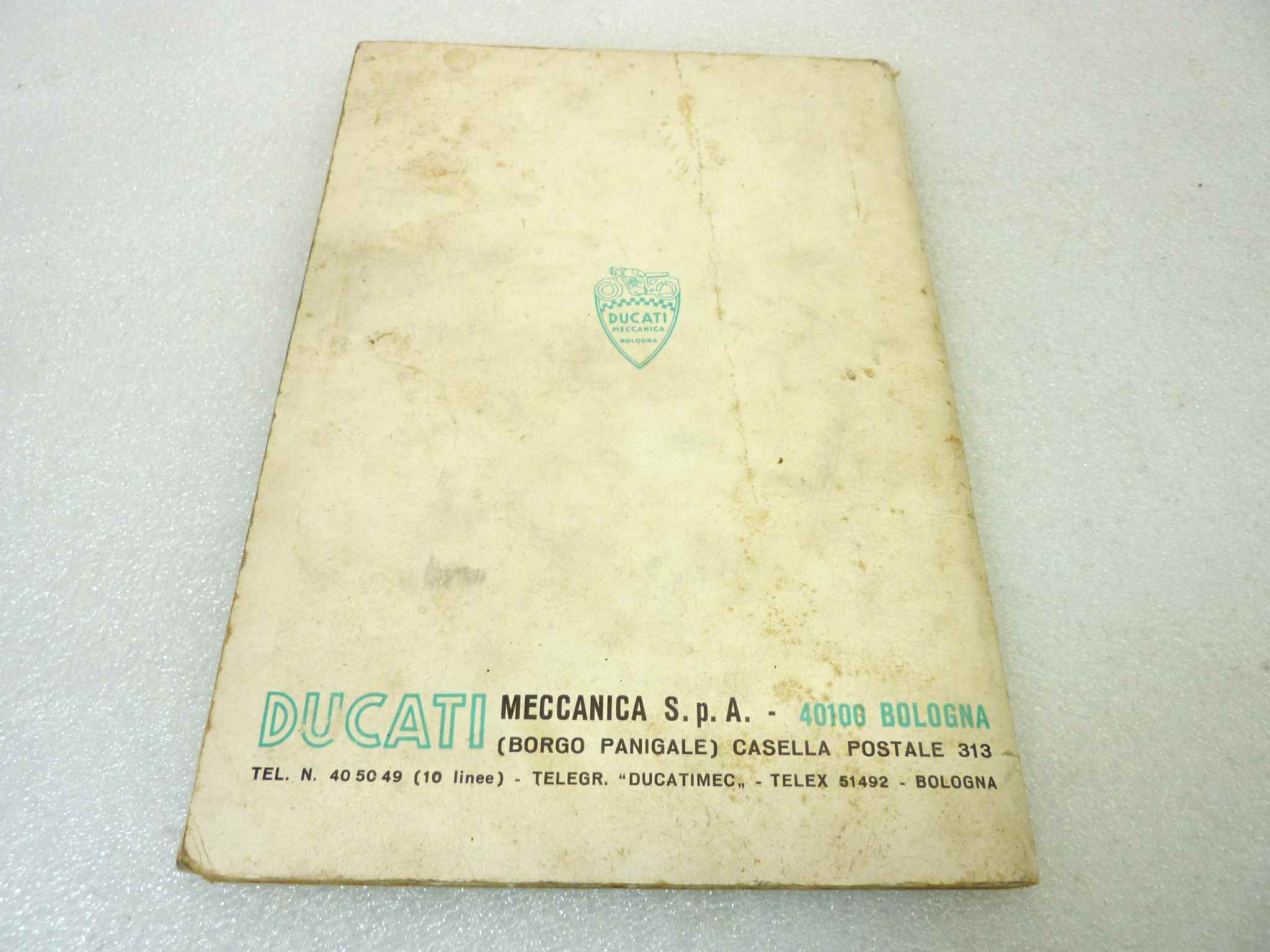 Libretto uso e manutenzione Ducati Monocilindrici 250 350 450 5V manuale utente ORIGINALE ita dim 21 x 15 cm - immagine 2