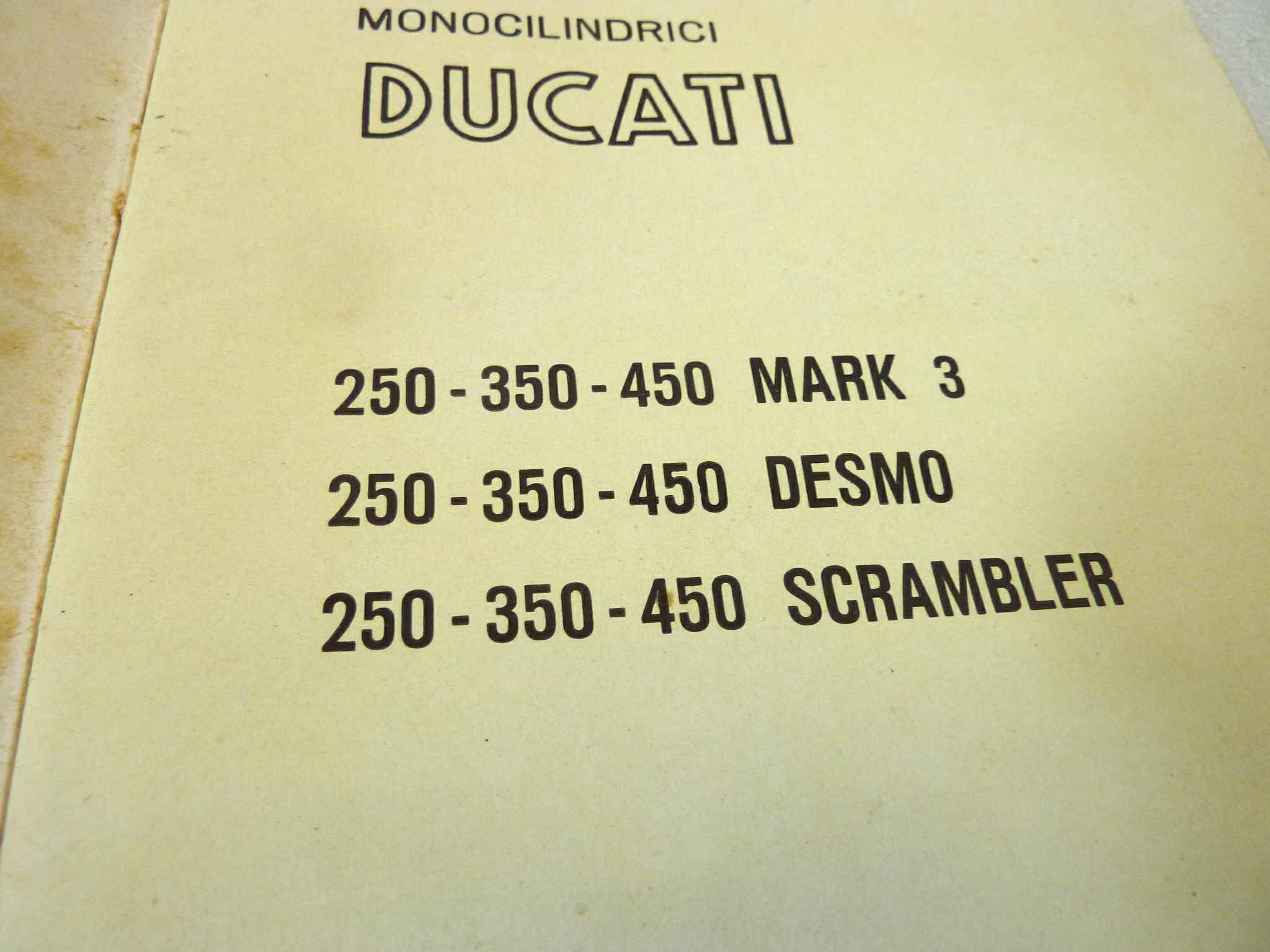 Libretto uso e manutenzione Ducati Monocilindrici 250 350 450 5V manuale utente ORIGINALE ita dim 21 x 15 cm - immagine 4
