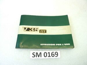 Libretto uso e manutenzione Guzzi V35 III manuale utente ORIGINALE ita dim 12 x 18 cm