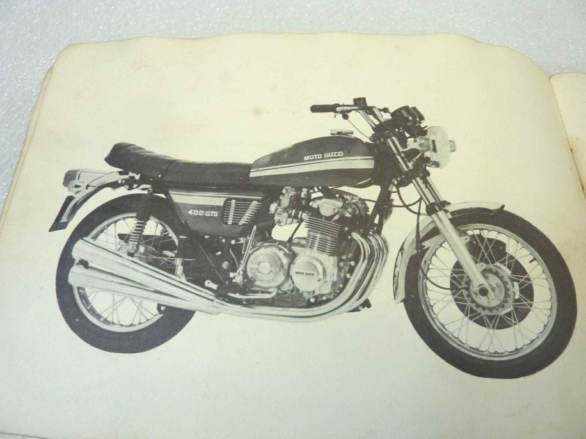 Libretto uso e manutenzione Guzzi 400 GTS manuale utente ORIGINALE ita dim 12 x 18 cm - immagine 3