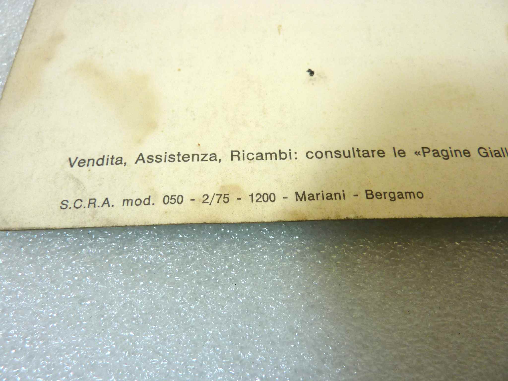 Libretto uso e manutenzione Guzzi 400 GTS manuale utente ORIGINALE ita dim 12 x 18 cm - immagine 4